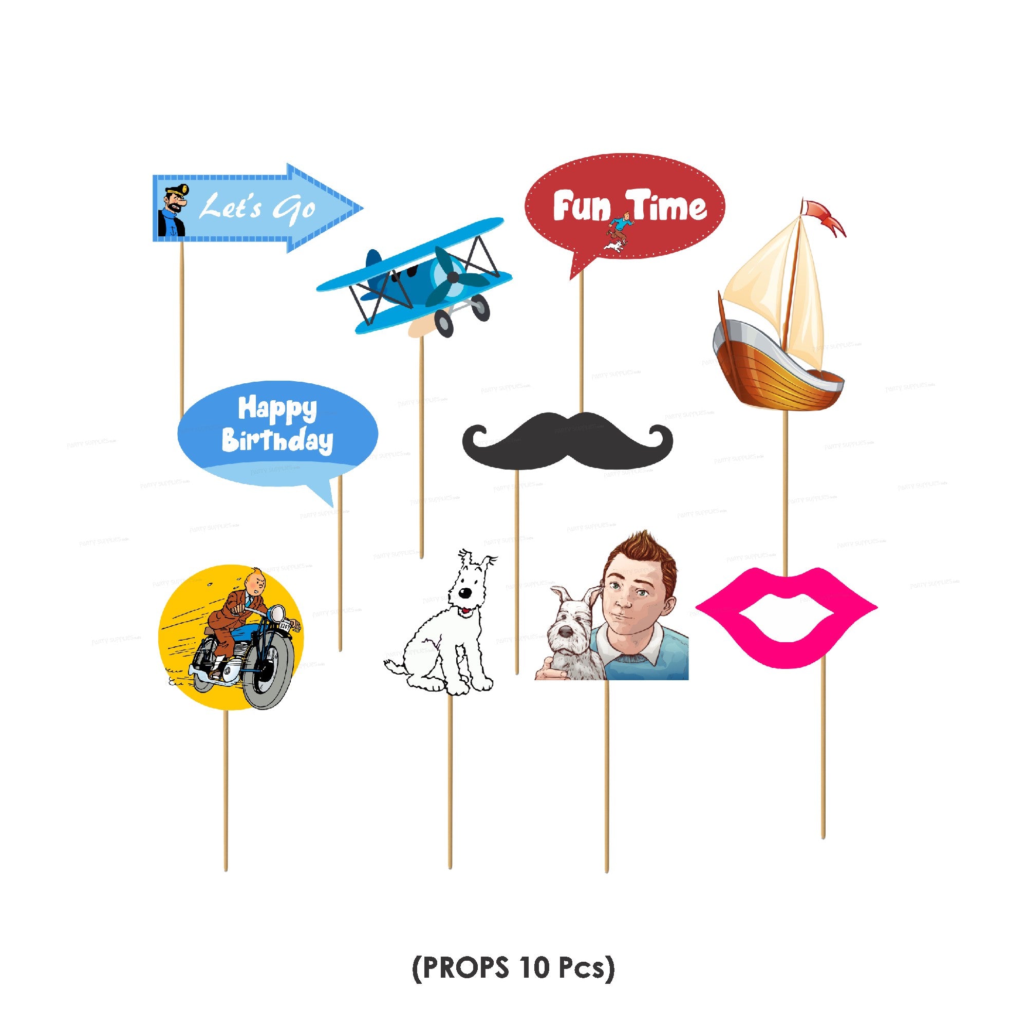 Tintin Theme Premium Combo Kit