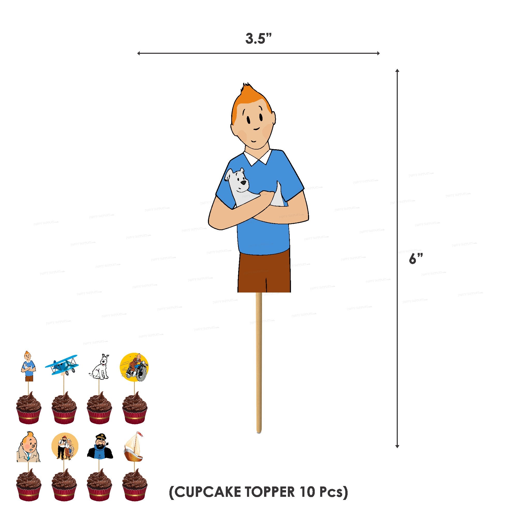 Tintin Theme Premium Combo Kit