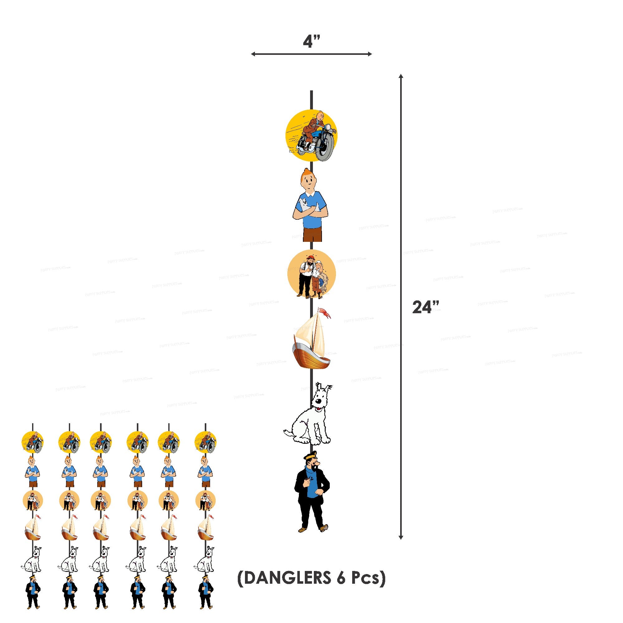 Tintin Theme Premium Combo Kit