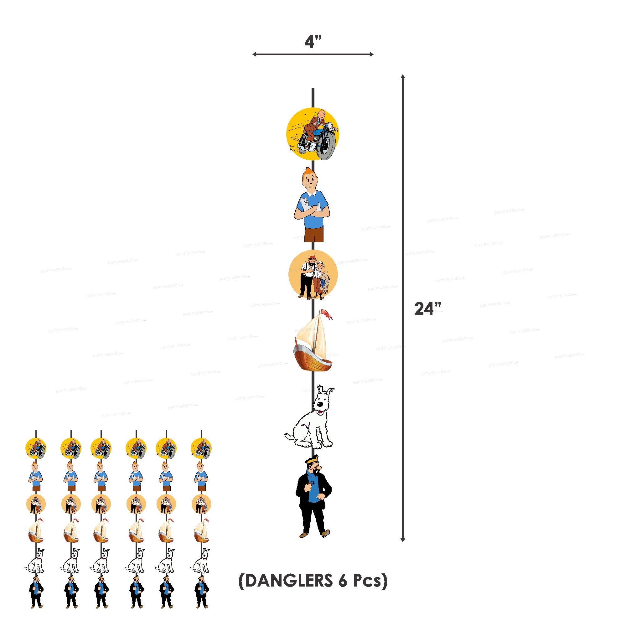 Tintin Theme Classic Combo Kit