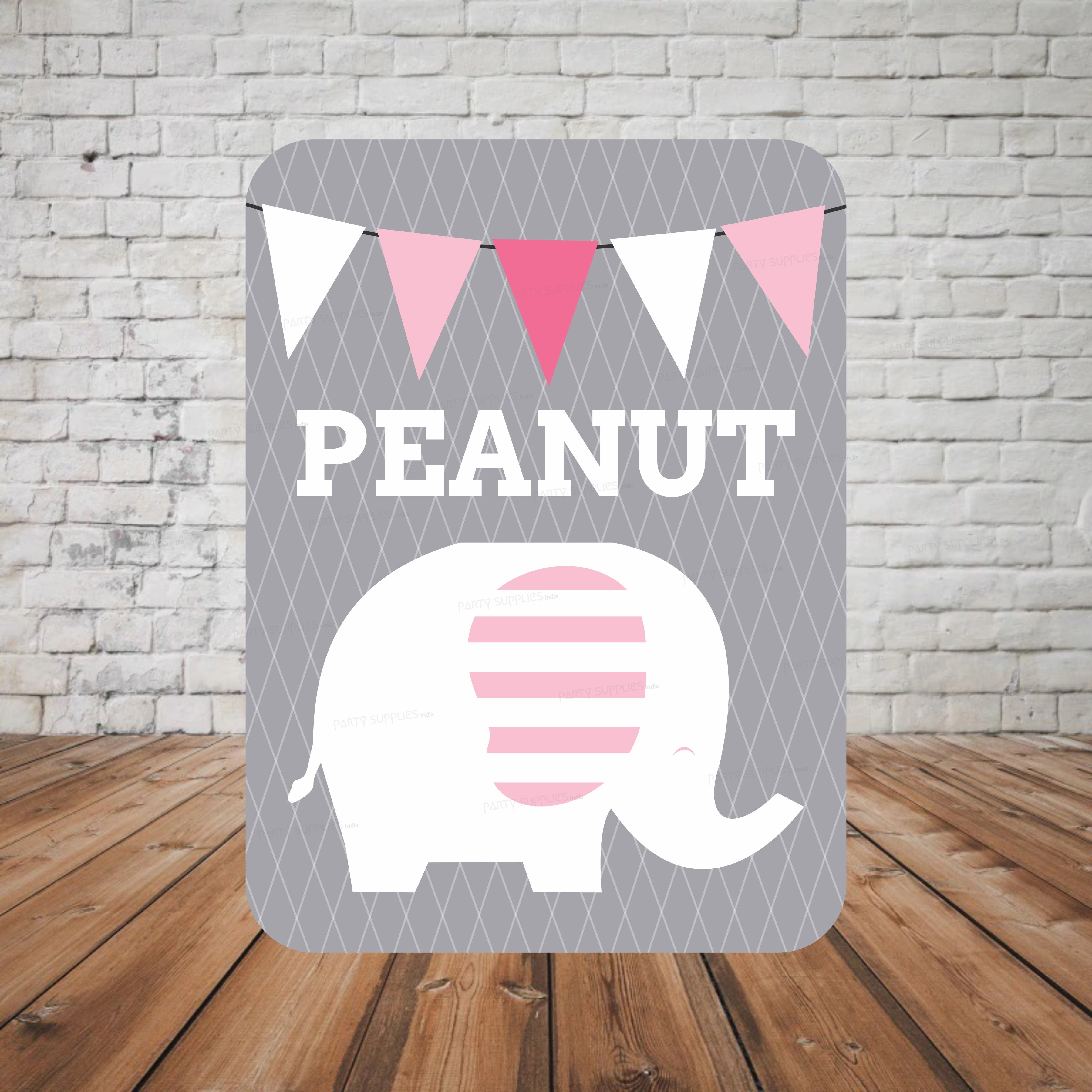 Pink Elephant Theme Cutout PNE-02