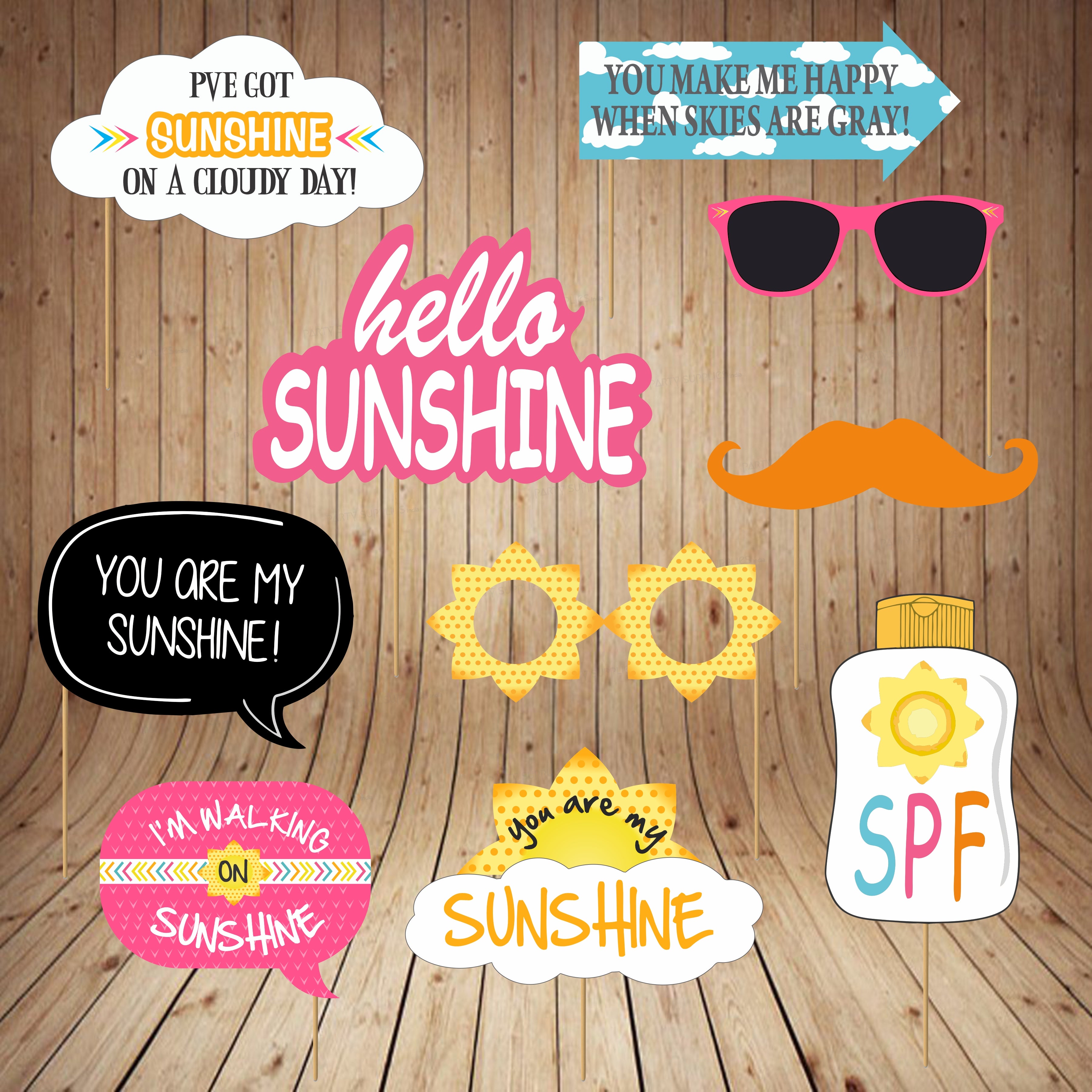 Sunshine Theme Boy Props