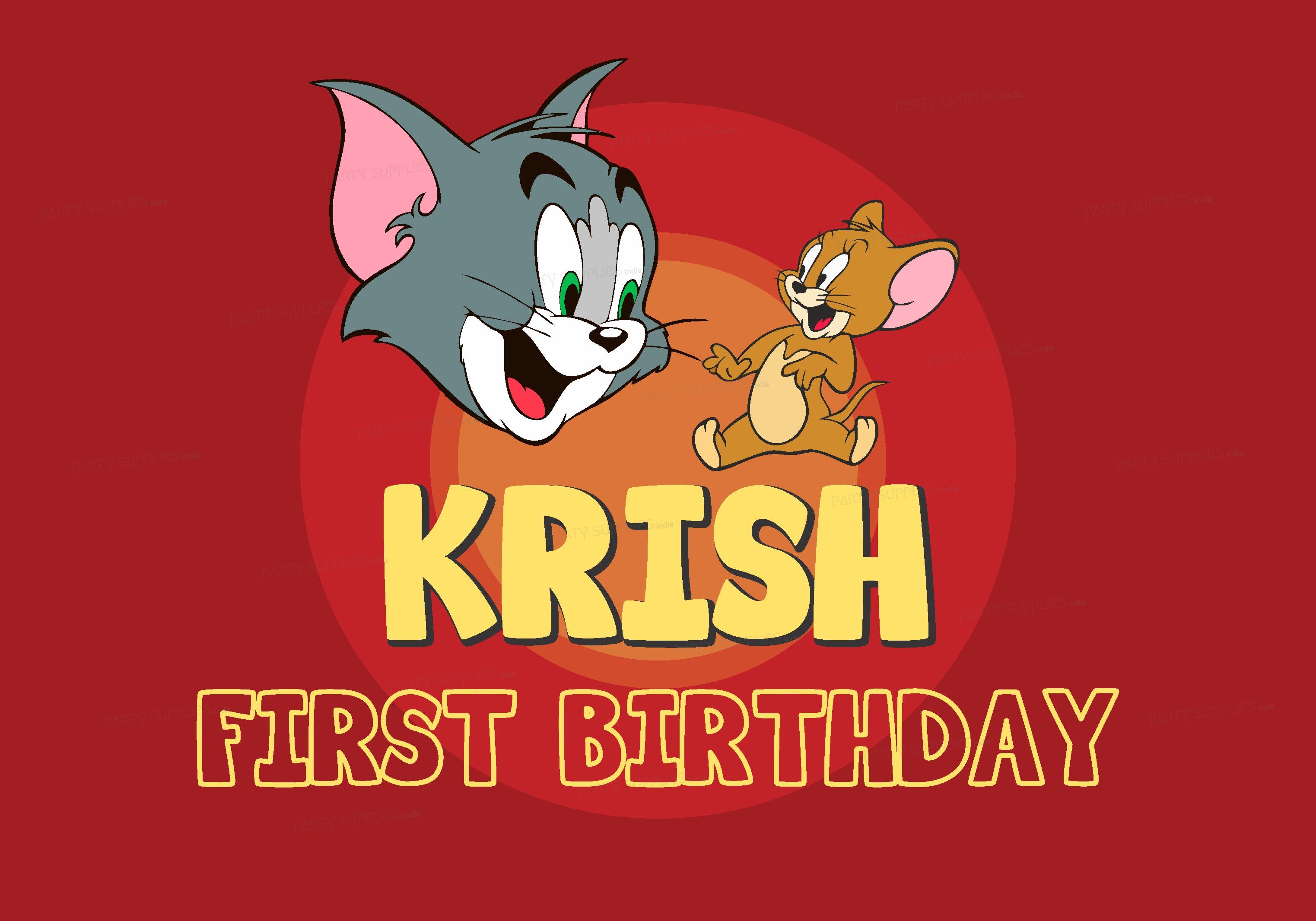 Tom & Jerry Theme Backdrop