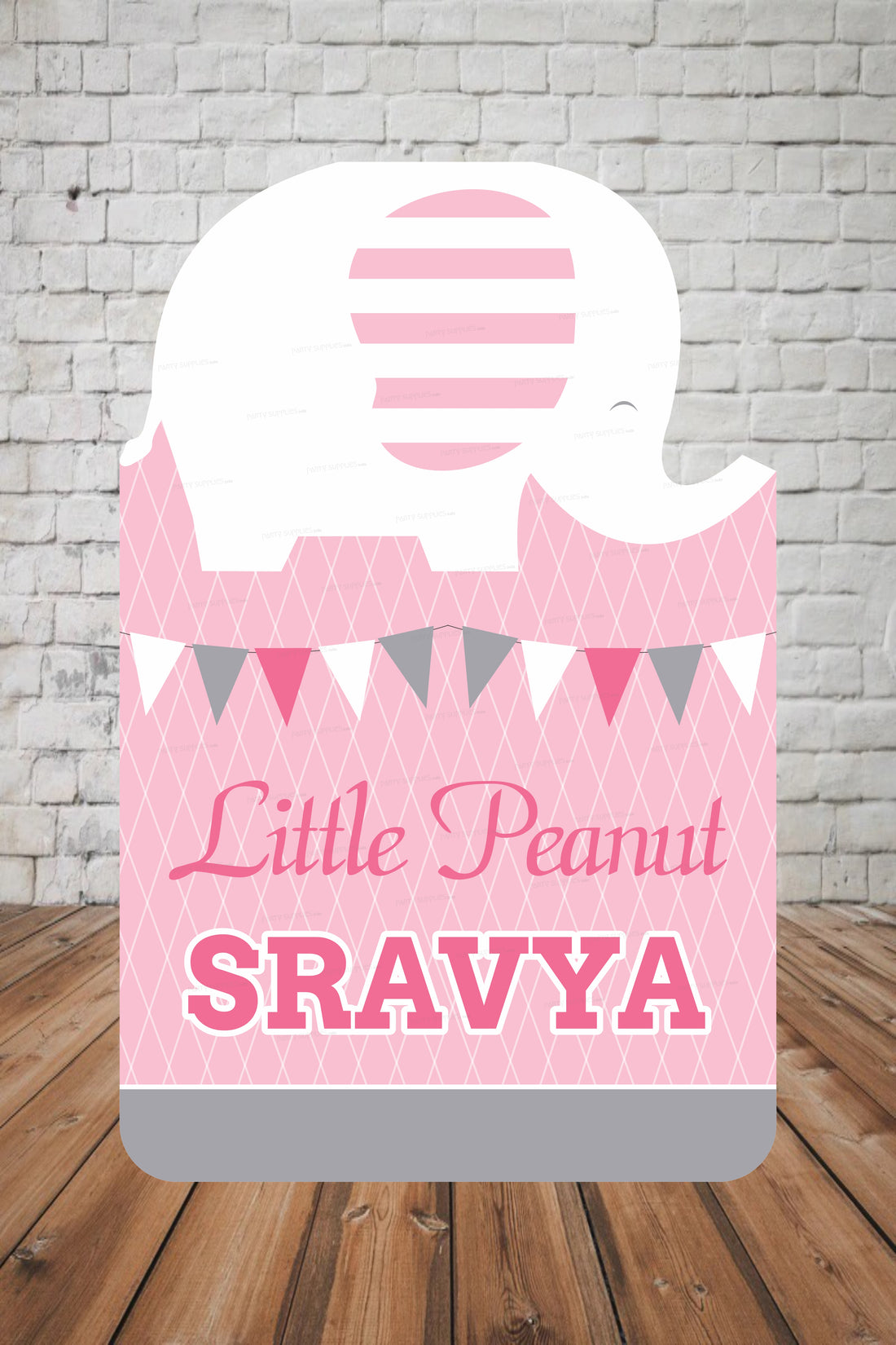 Pink Elephant Theme Welcome Board