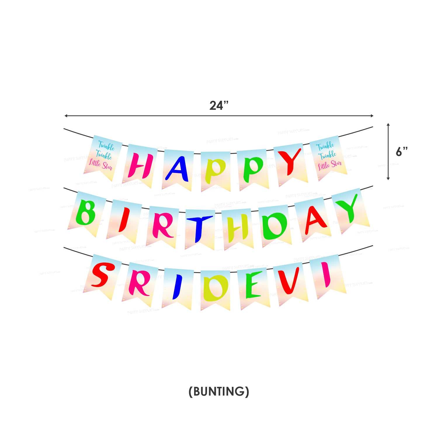 TWINKLE TWINKLE LITTLE STAR GIRL THEME PREMIUM KIT