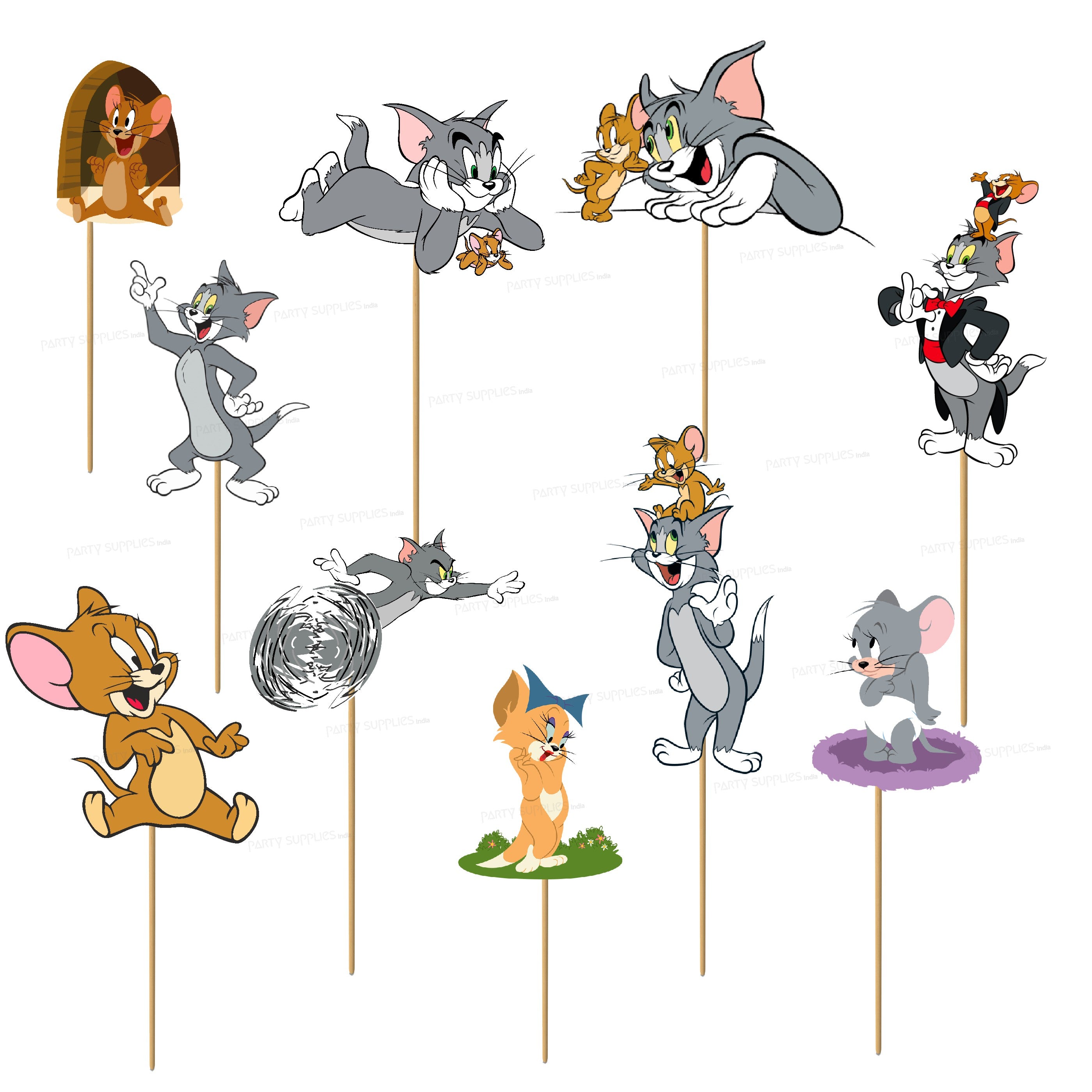 Tom & Jerry Theme Character Props