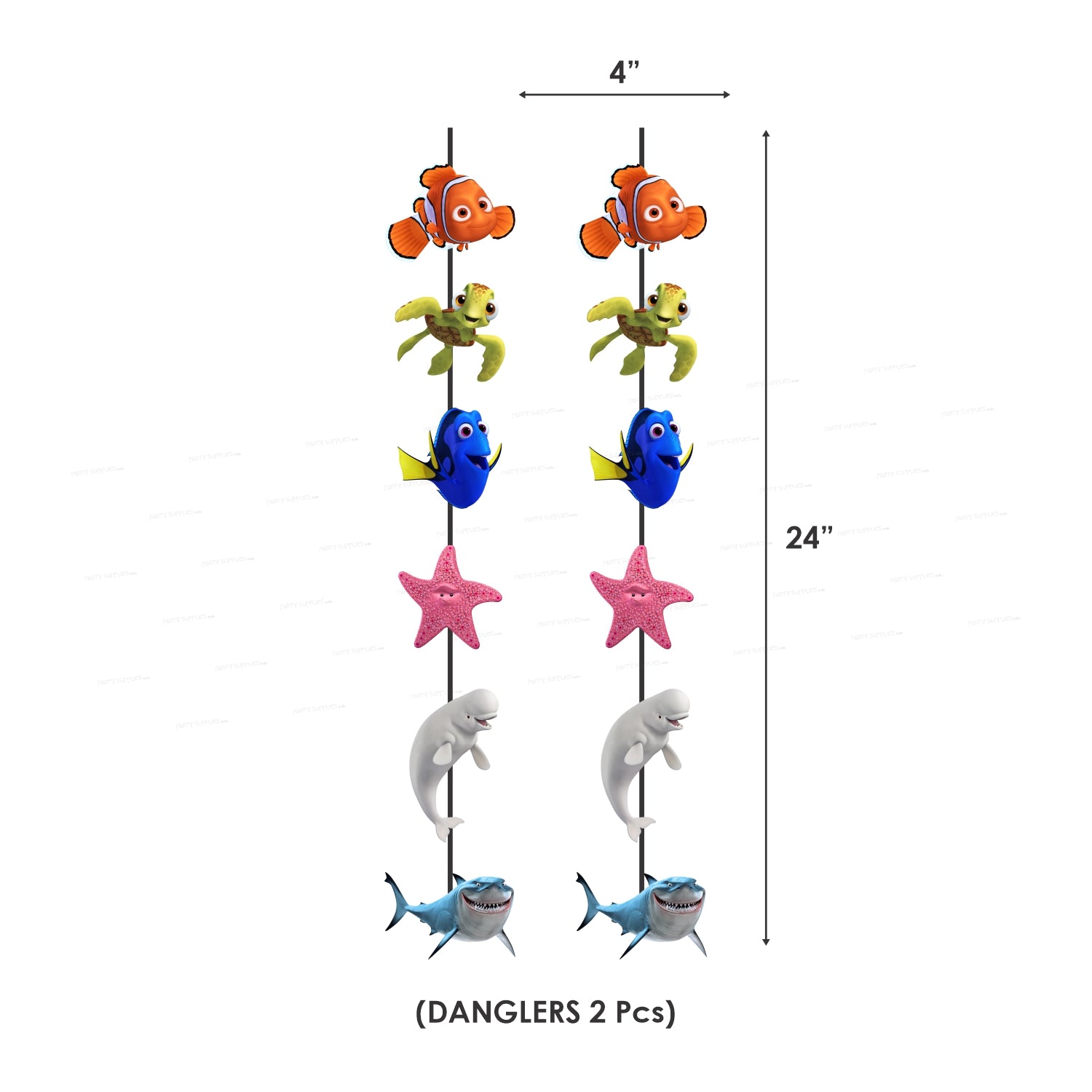 Nemo and Dory Theme Basic Kit - image 4 of 4 | Party Supplies India