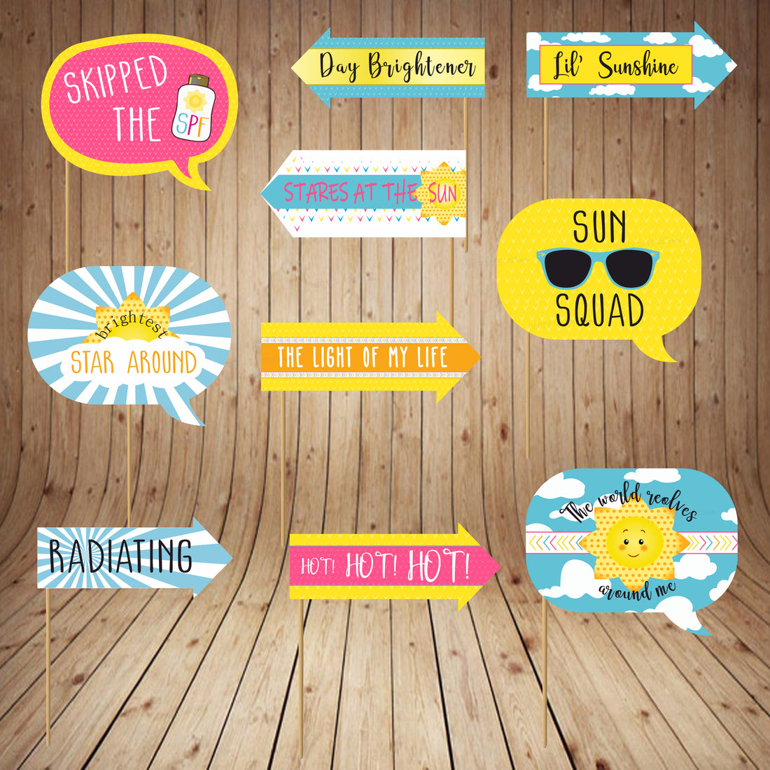 Sunshine Theme Boy Customized Props