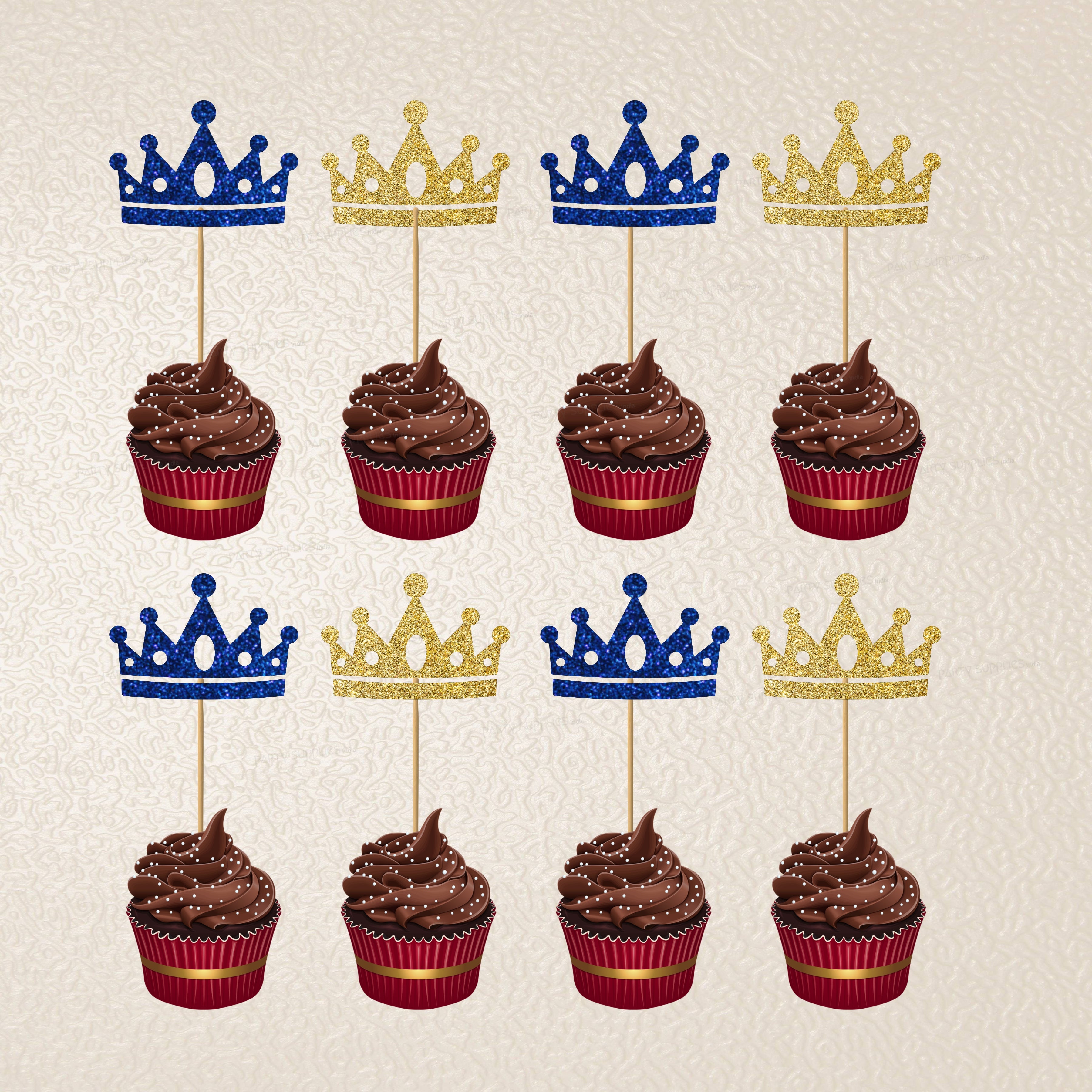 Prince Theme Cup Cake Topper