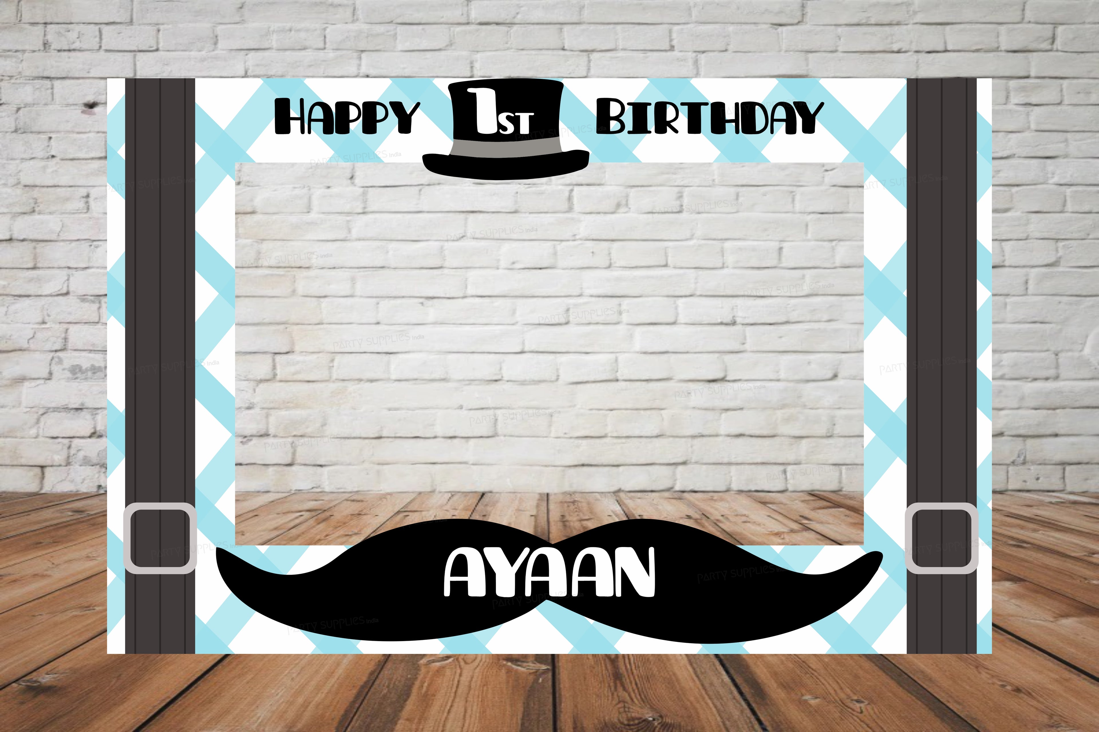 Little Man Theme Personalized Photobooth