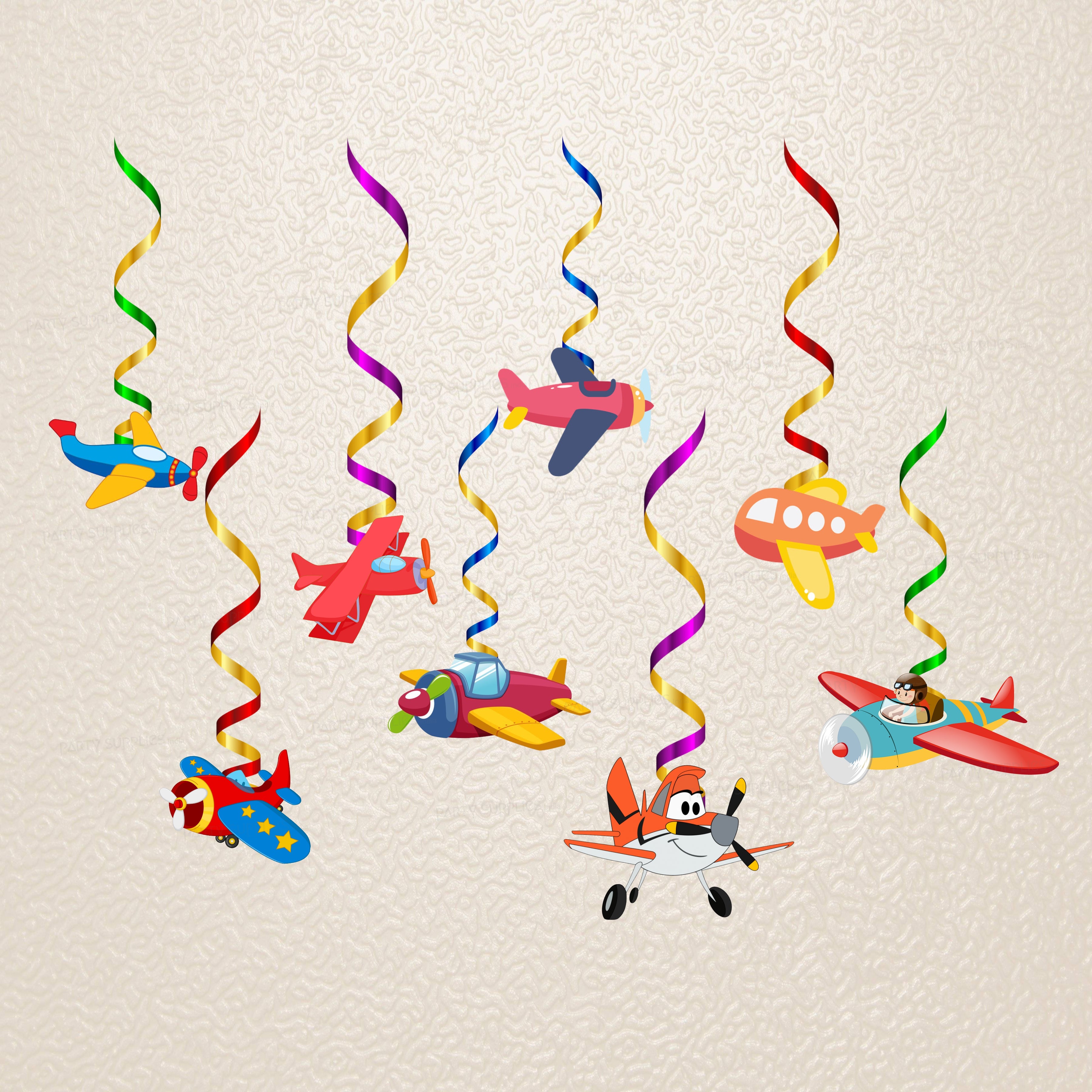 Aeroplane Theme Swirls