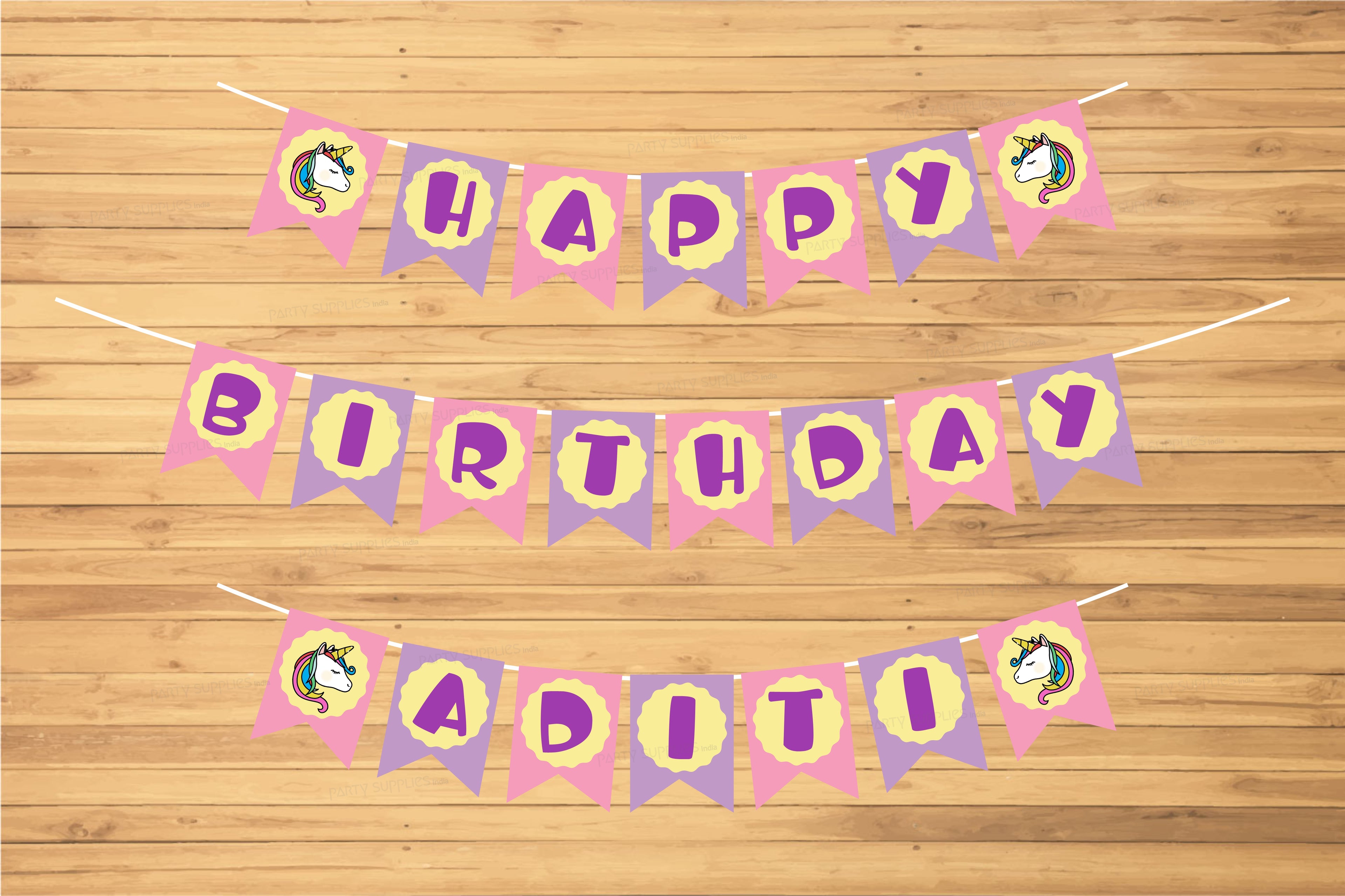 Unicorn Theme Customized Hanging