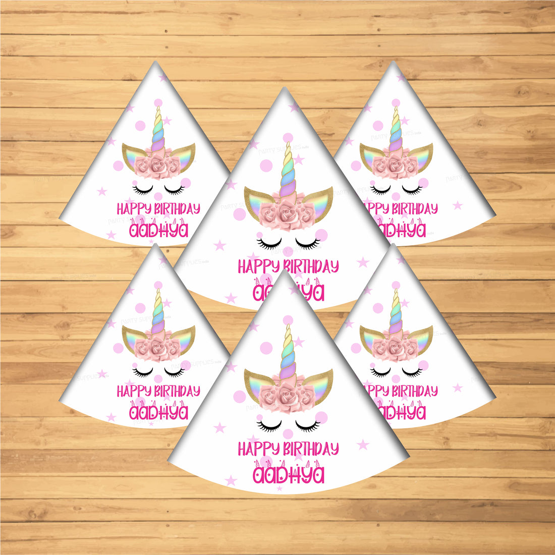 Unicorn Theme Personalized Hat