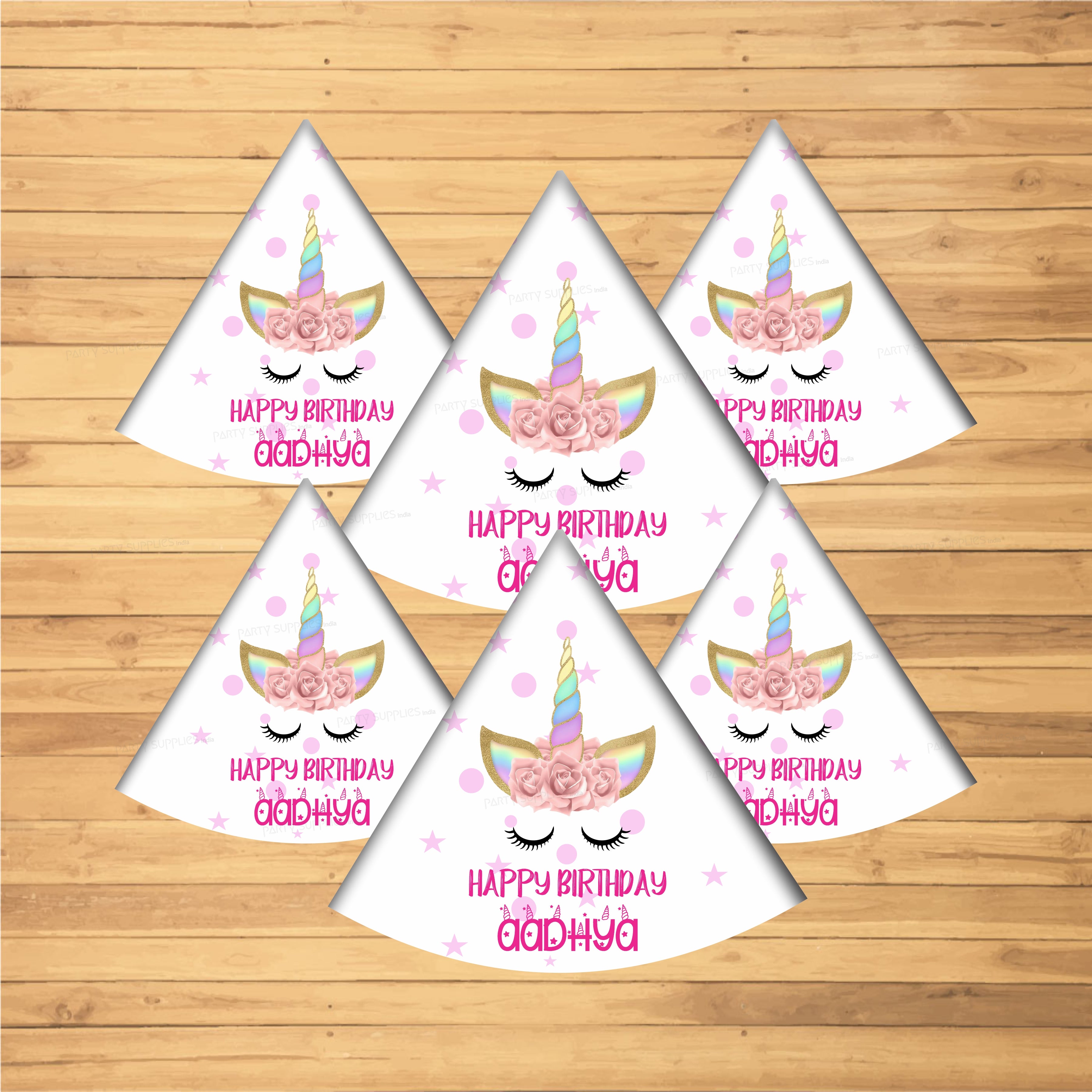 Unicorn Theme Personalized Hat