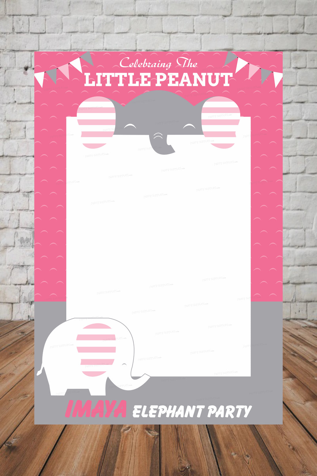 Pink Elephant Theme Photobooth