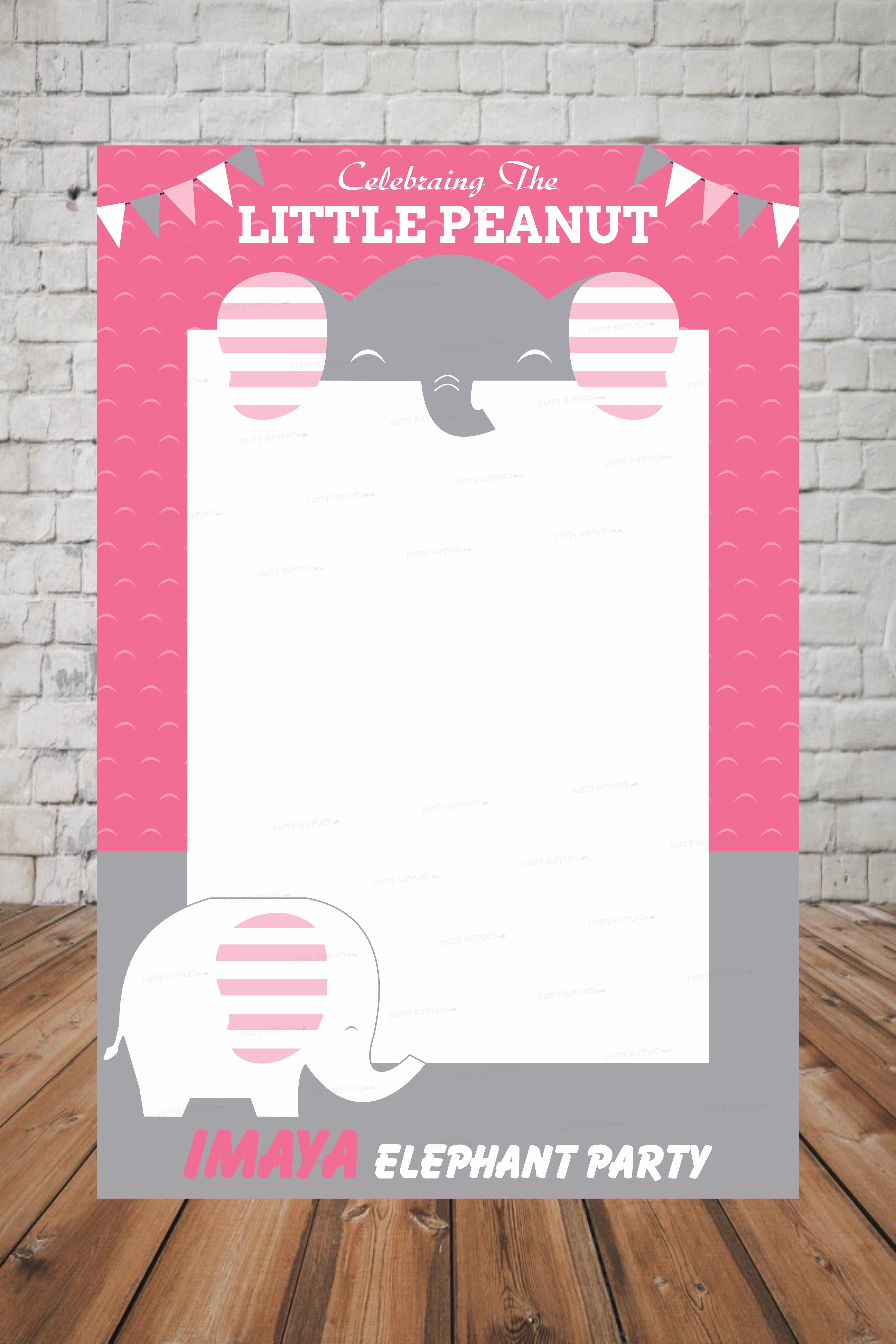 Pink Elephant Theme Photobooth