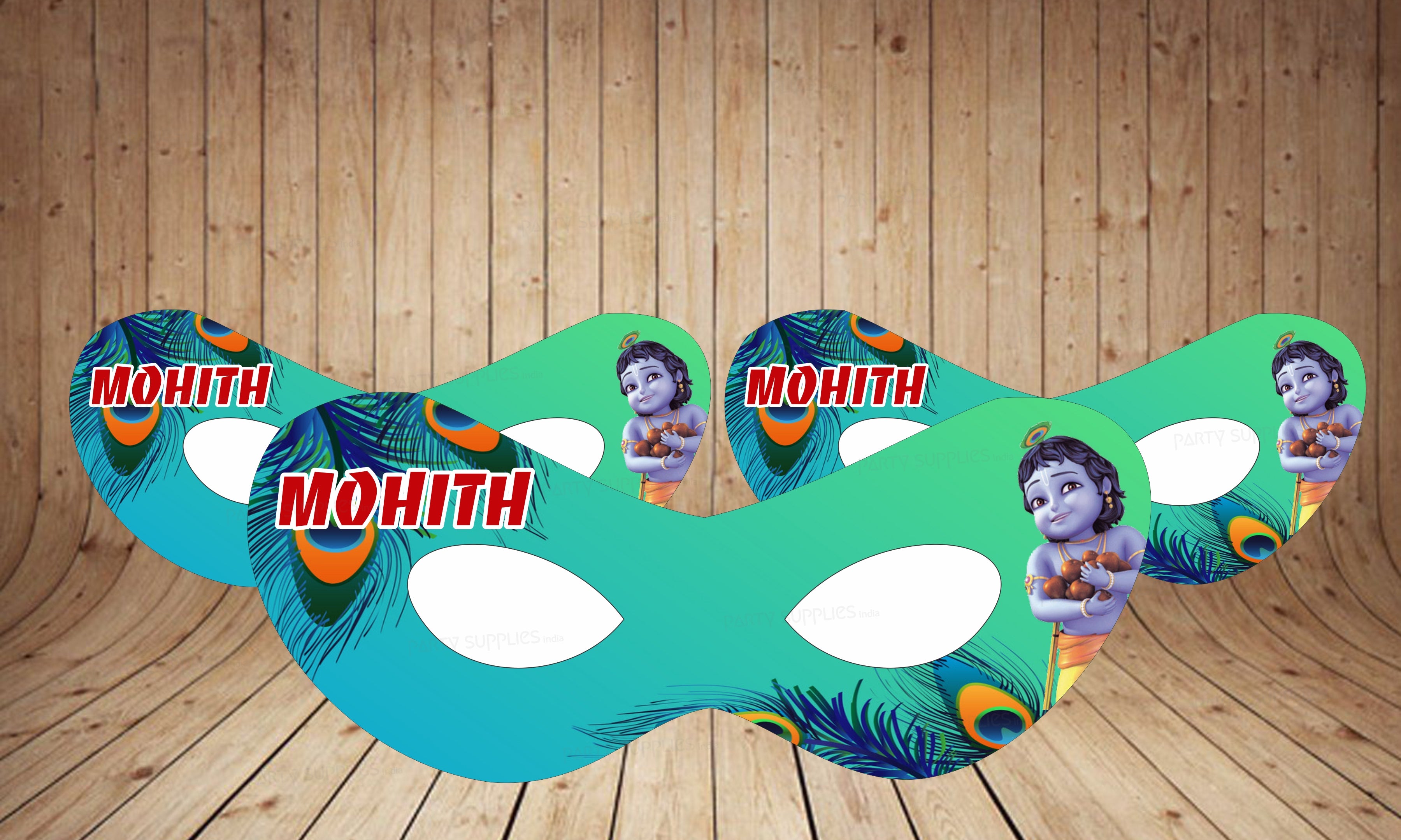 Little Krishna Theme eye mask