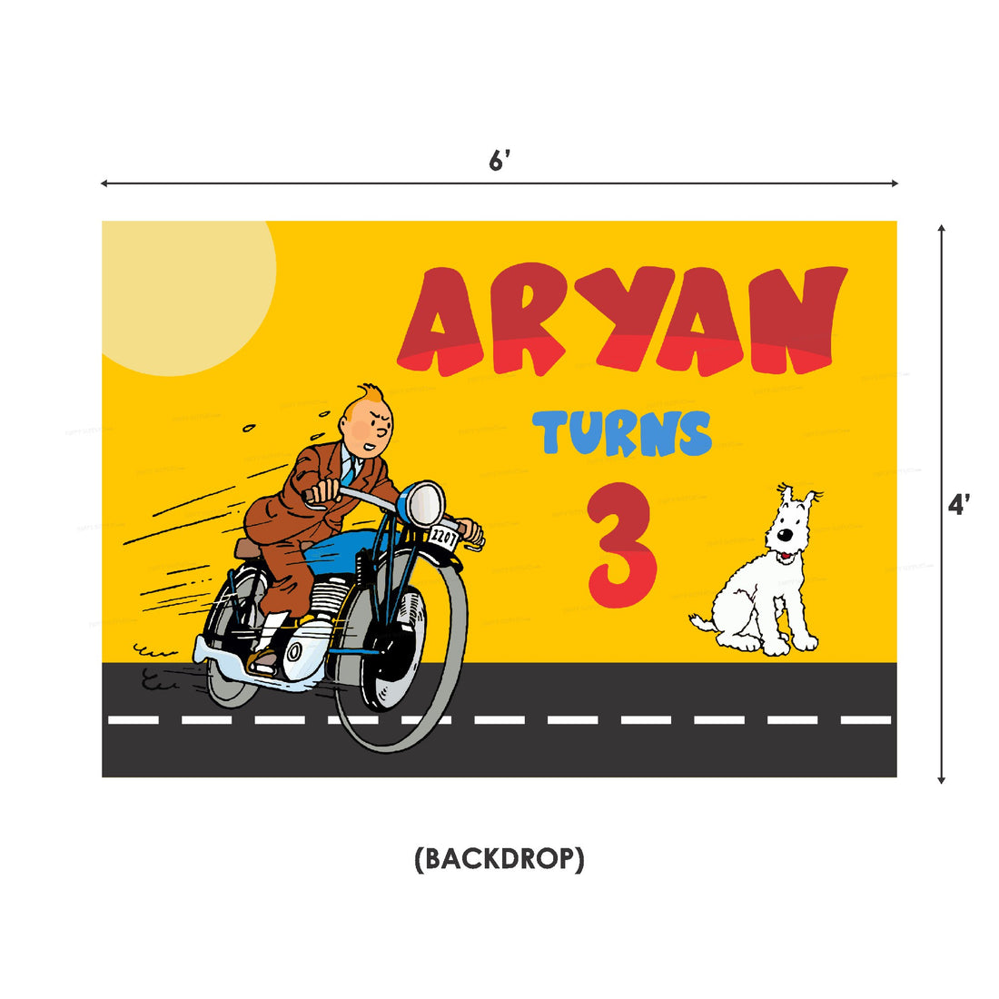 Tintin Theme Exclusive Combo Kit