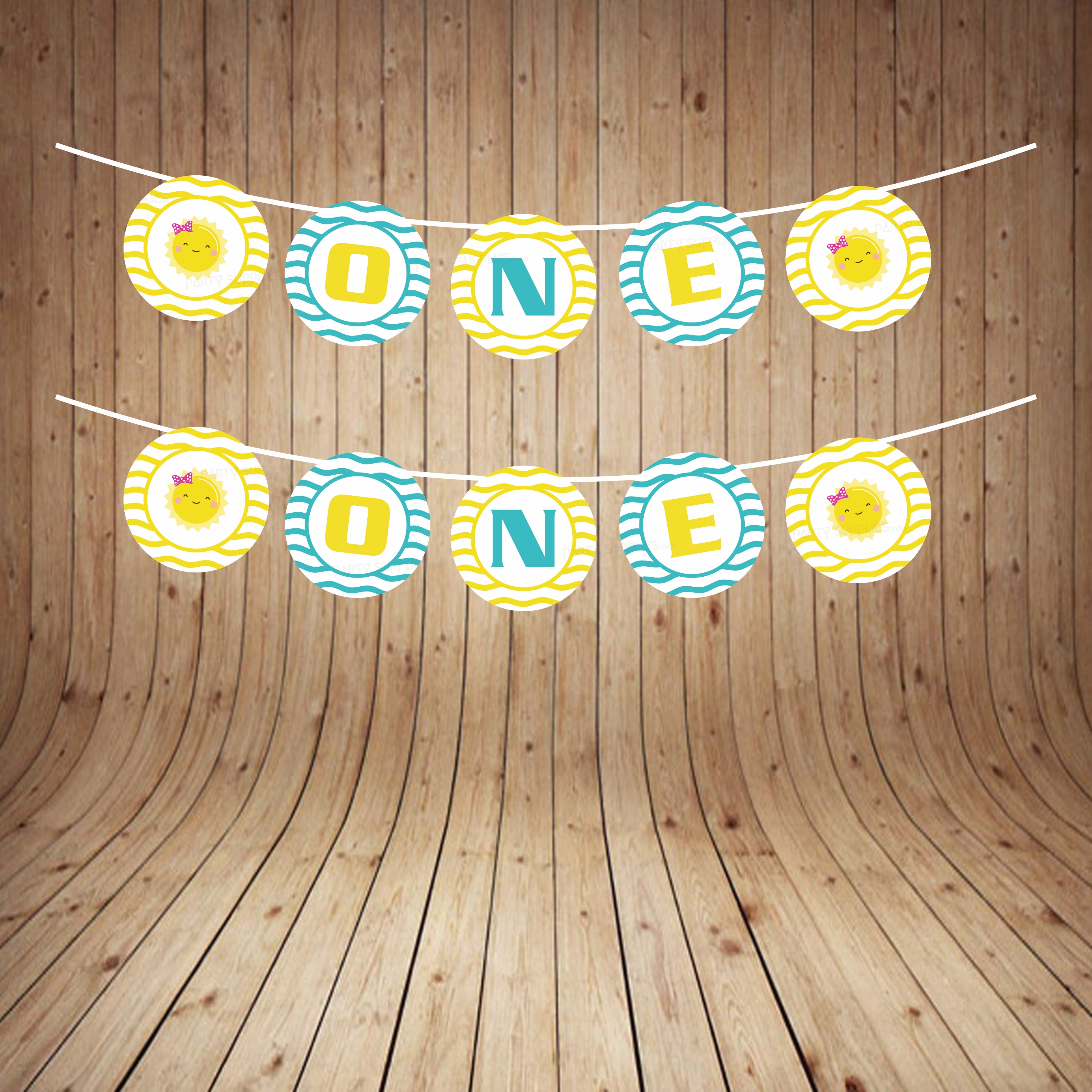 Sunshine Theme Girl Personalized with Age Hanging