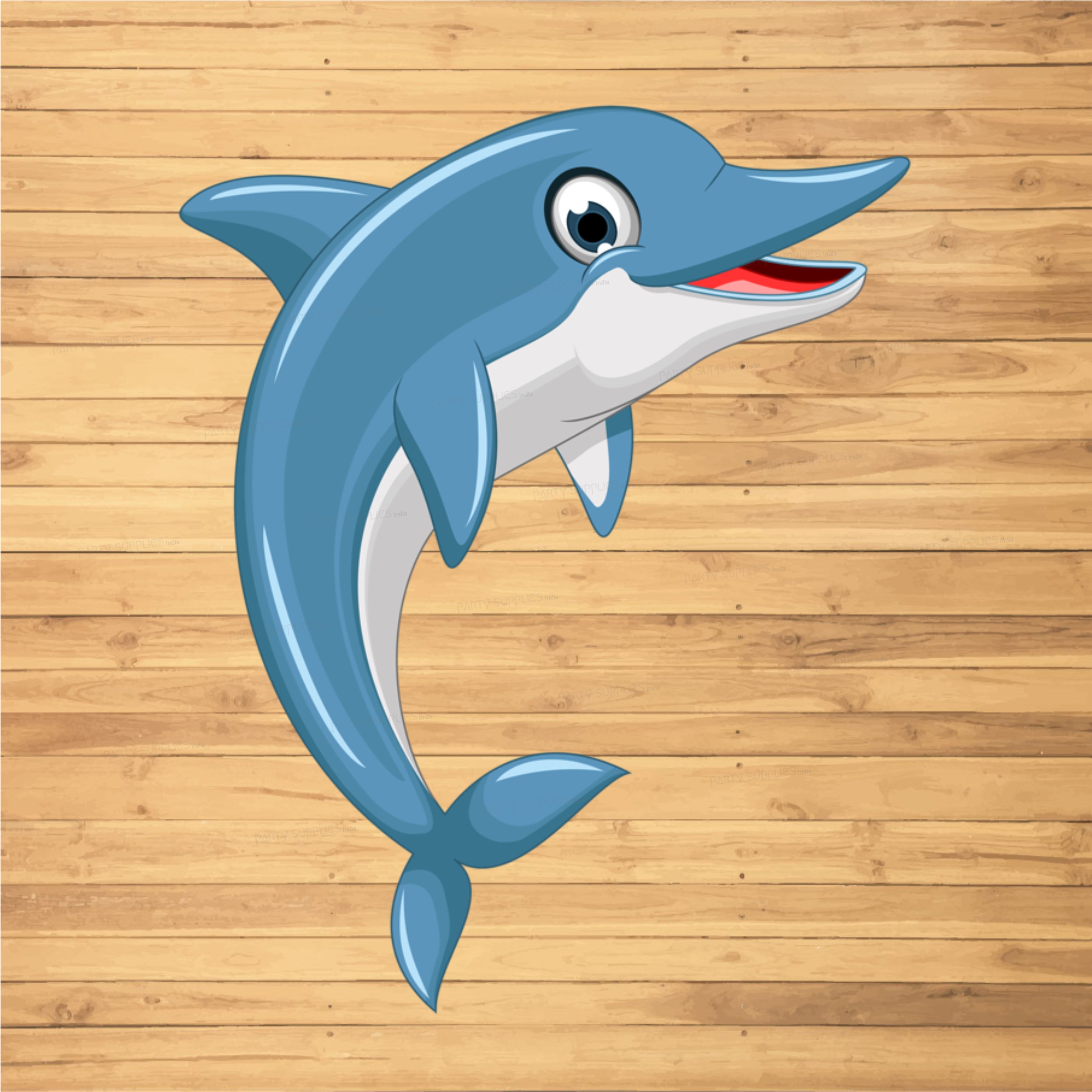 Mermaid Theme Fish Cutout