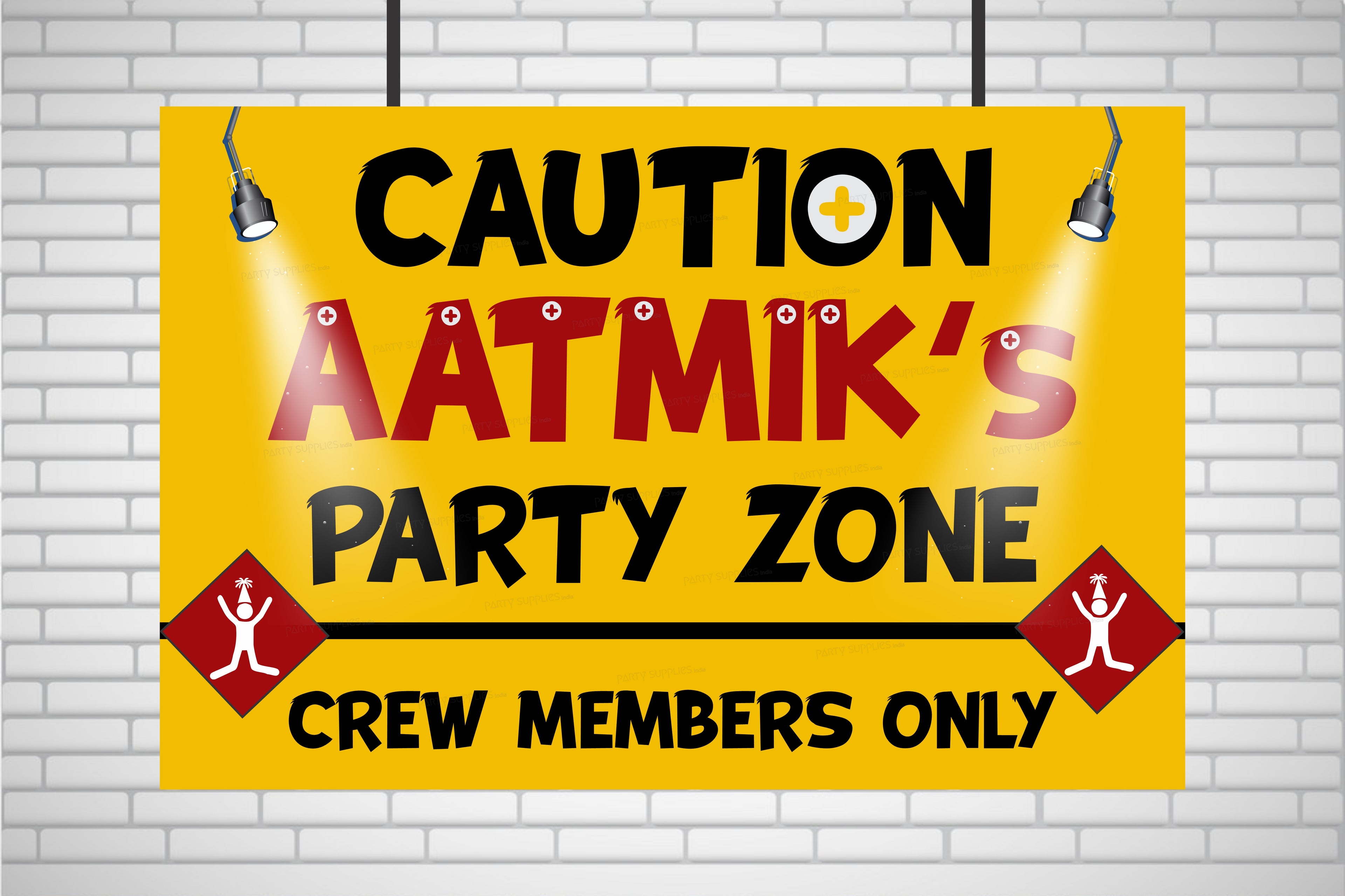 Construction Theme Personalized Welcome Board