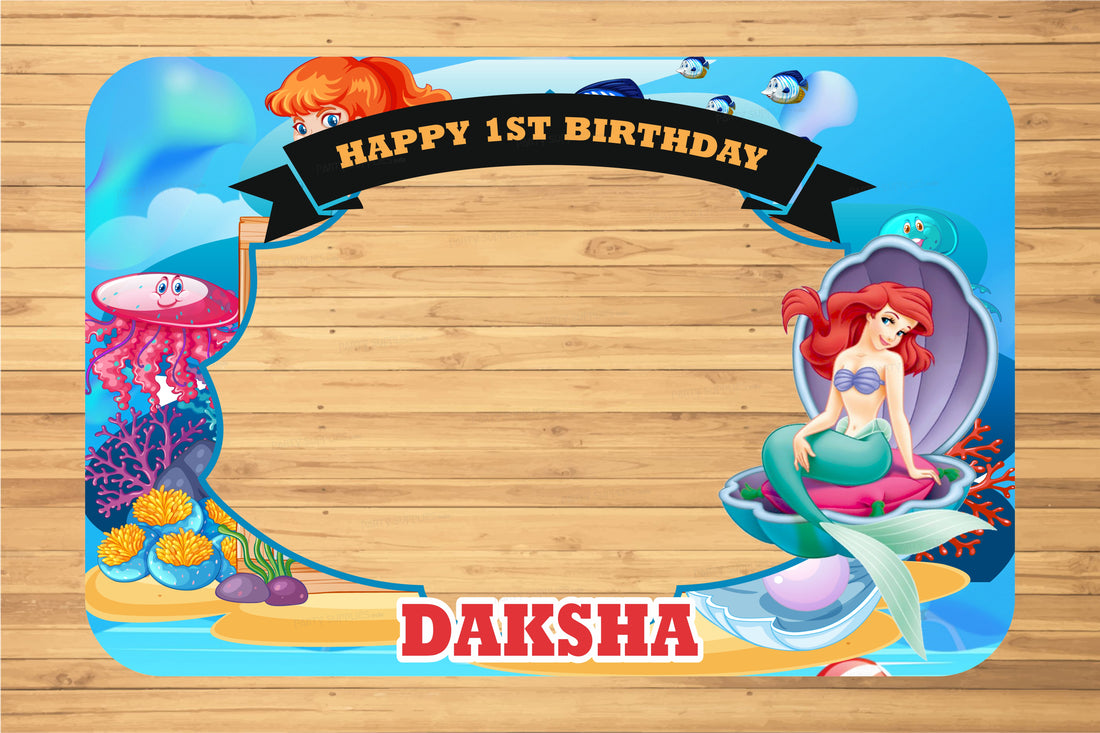 Mermaid Theme Personalized Photobooth