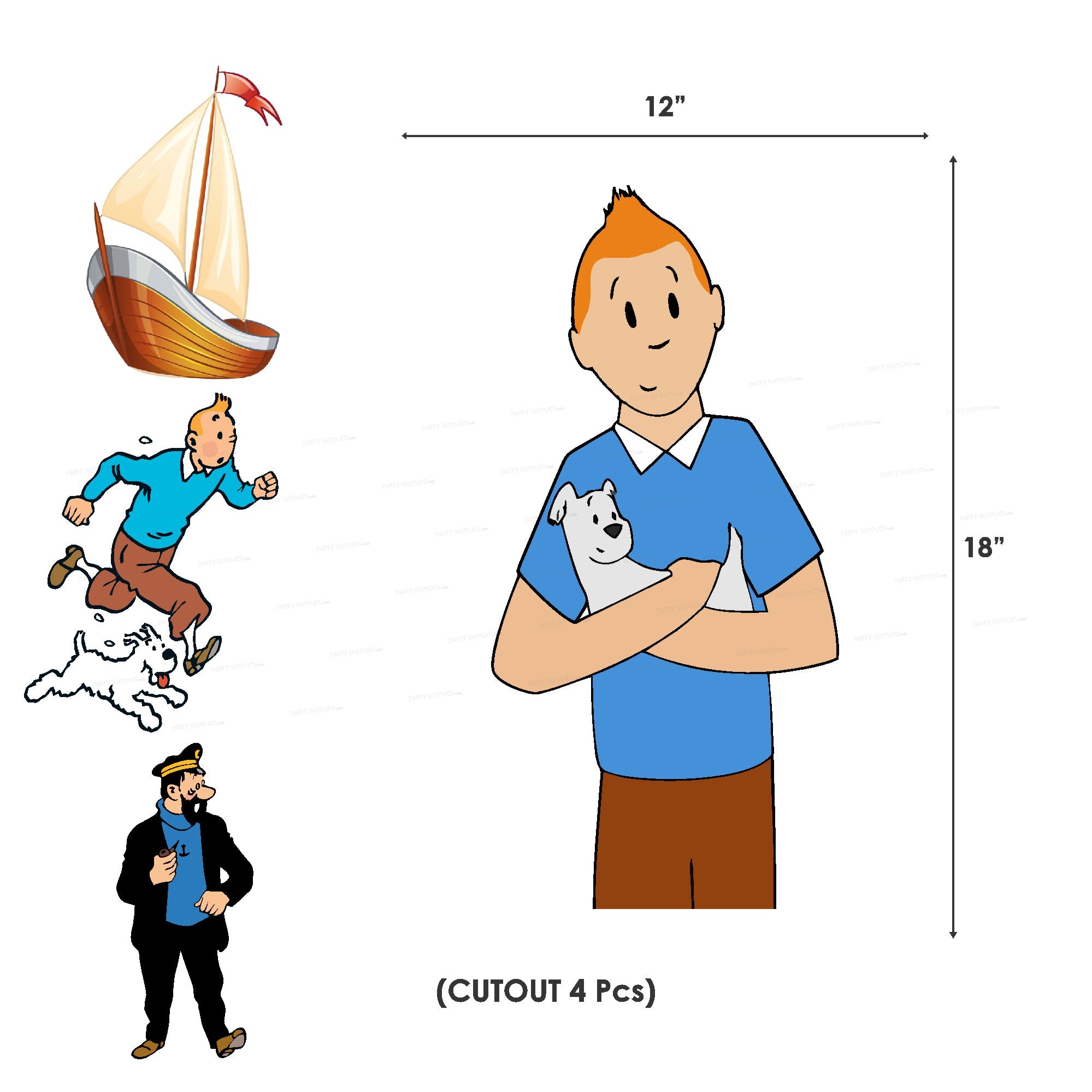 Tintin Theme Classic Combo Kit