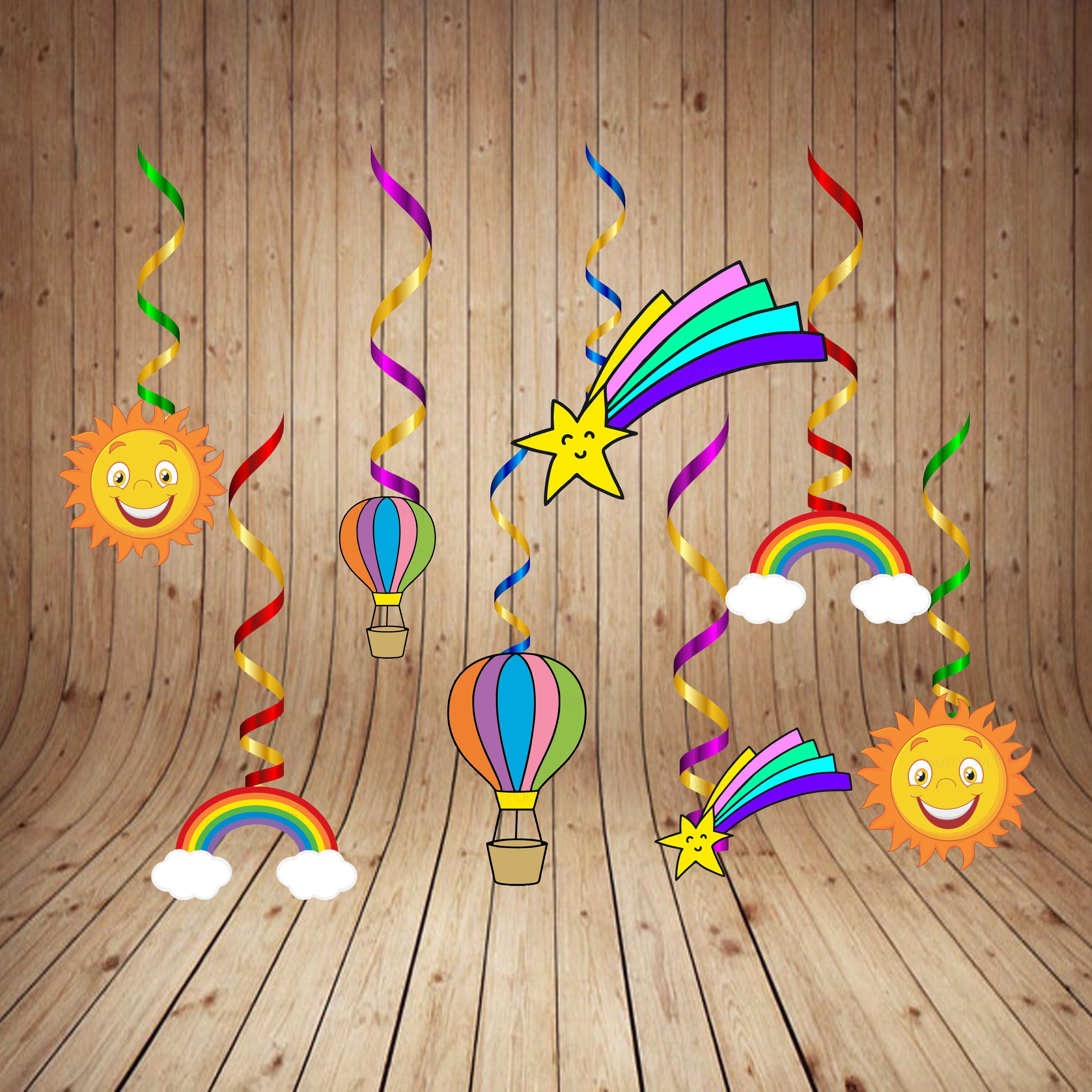 Sunshine Theme Boy Swirls