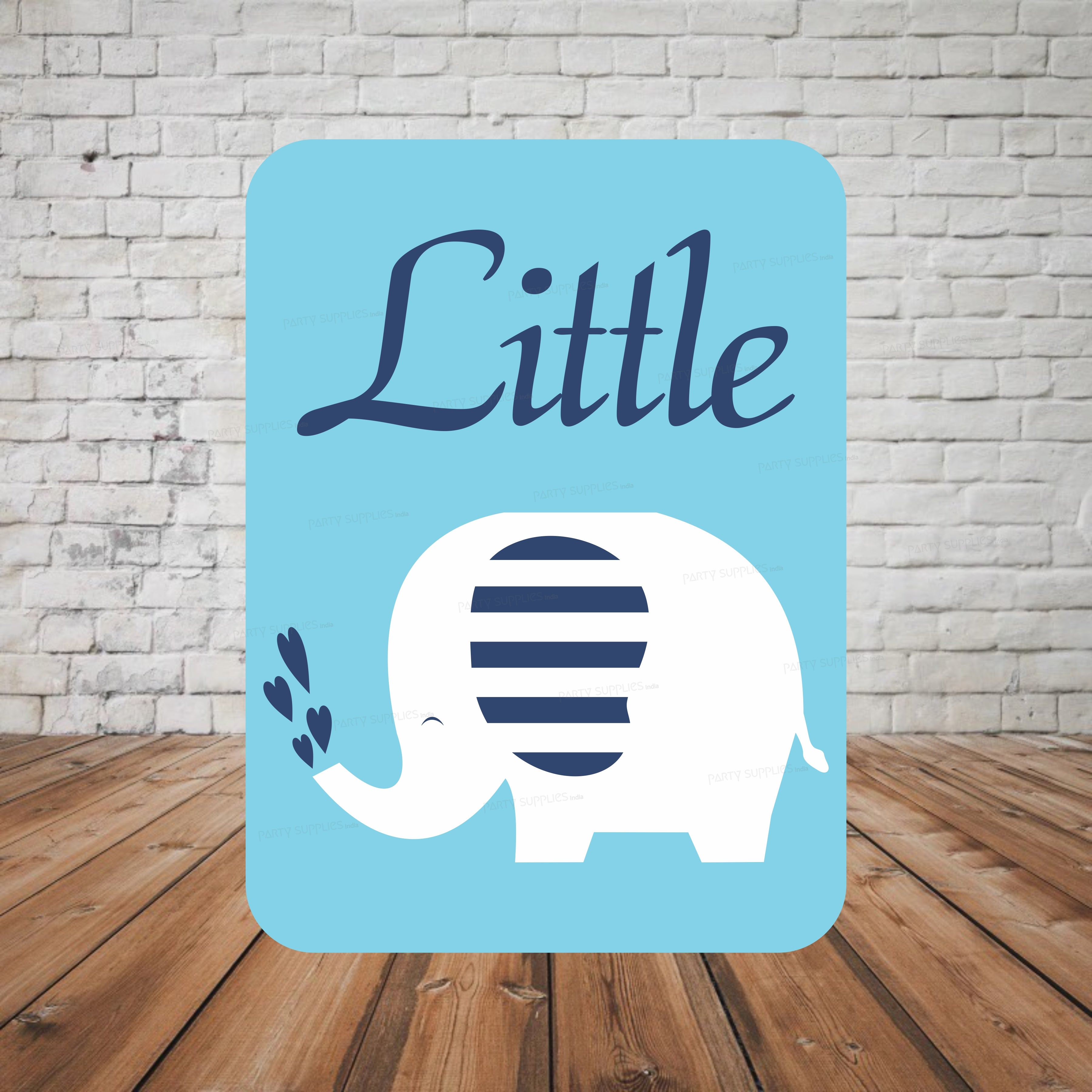 Blue Elephant Theme Cutout BLE-01