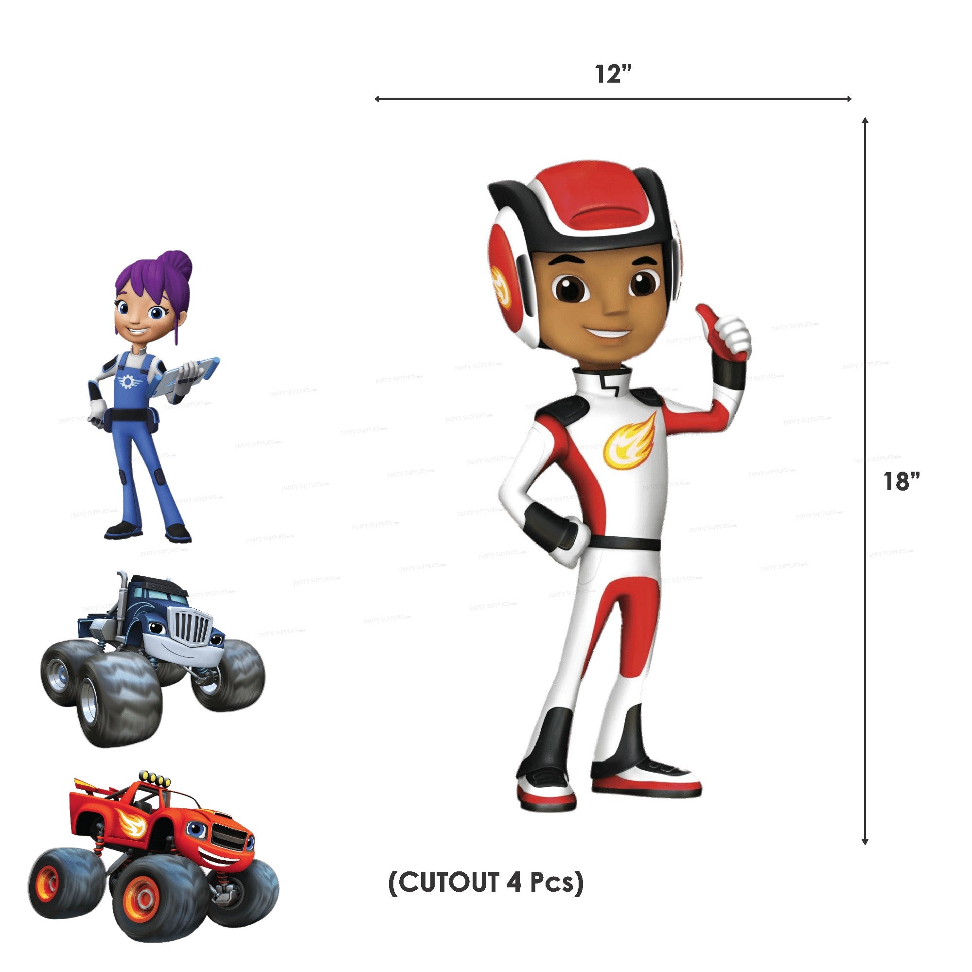 Blaze and the Monster Machines Theme Premium Kit