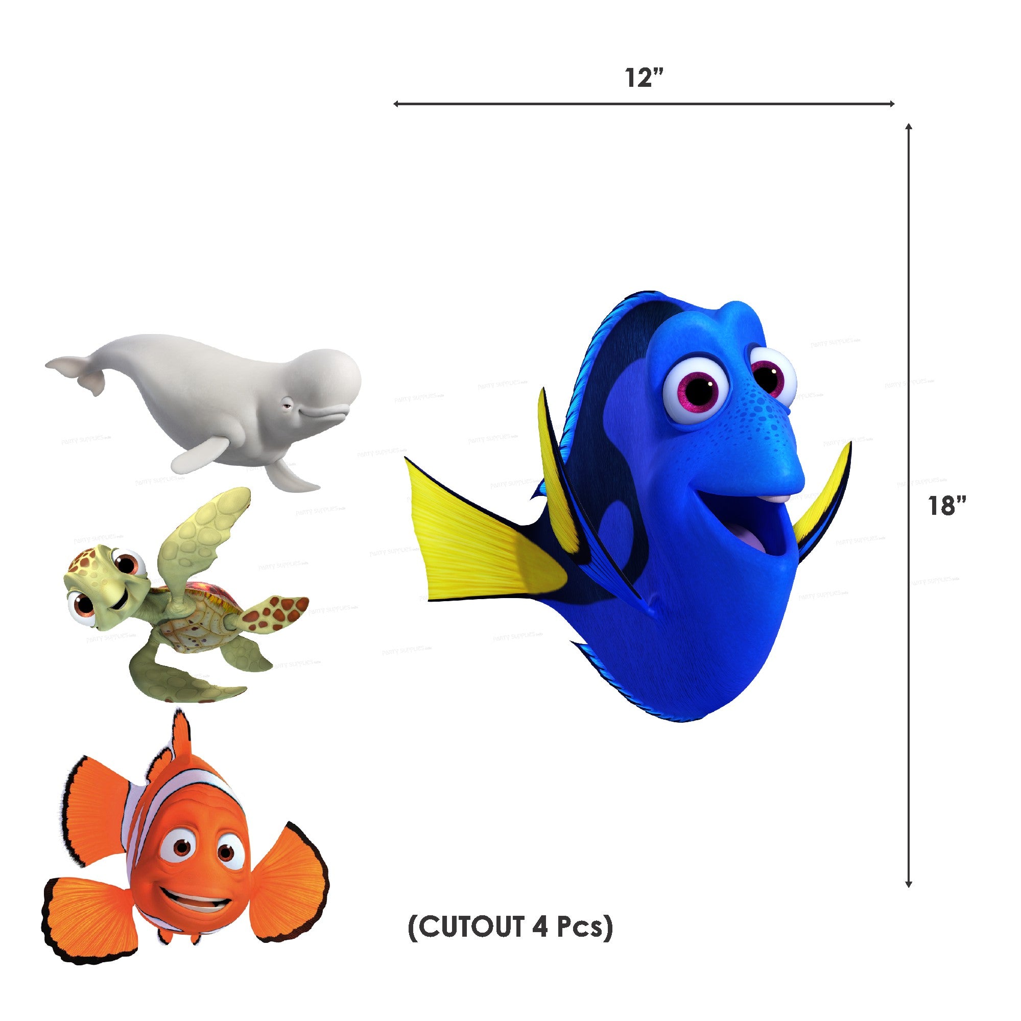 Nemo and Dory Theme Premium Kit