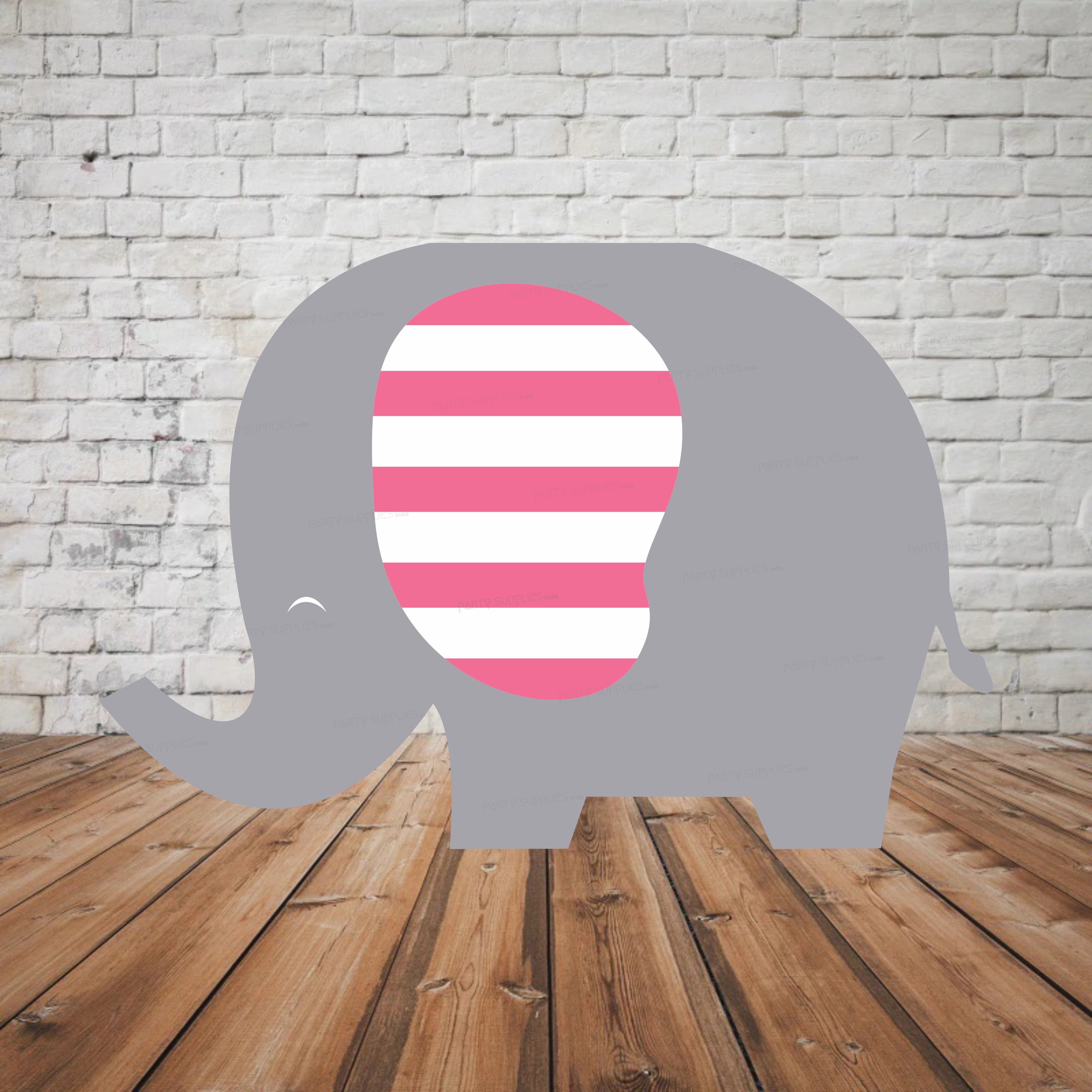 Pink Elephant Theme Cutout PNE-07 - image 2 of 3 | Party Supplies India