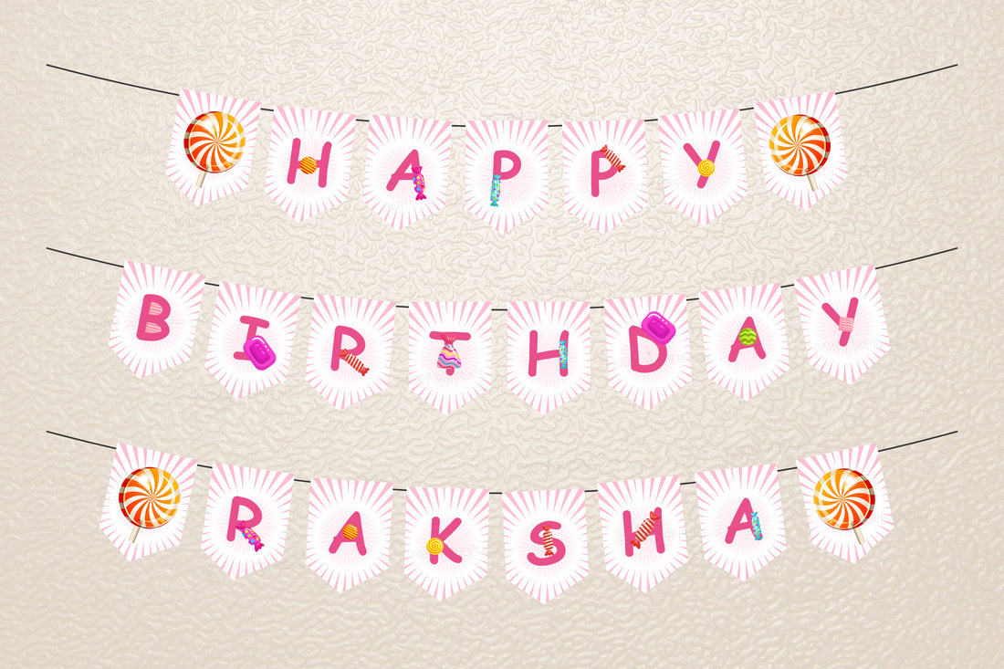 Candy Choco Flag Theme Hanging