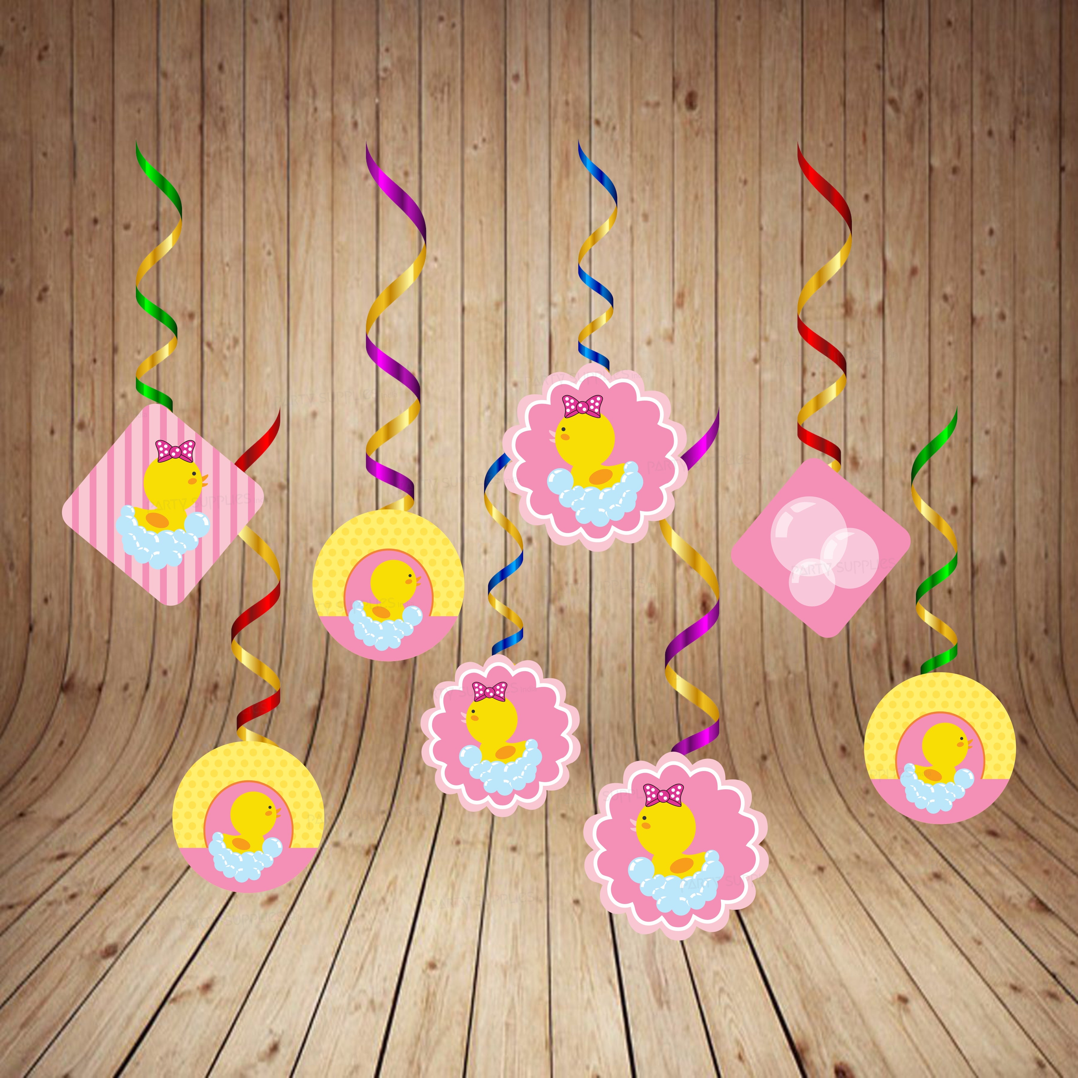 Duck Theme Girl Swirls