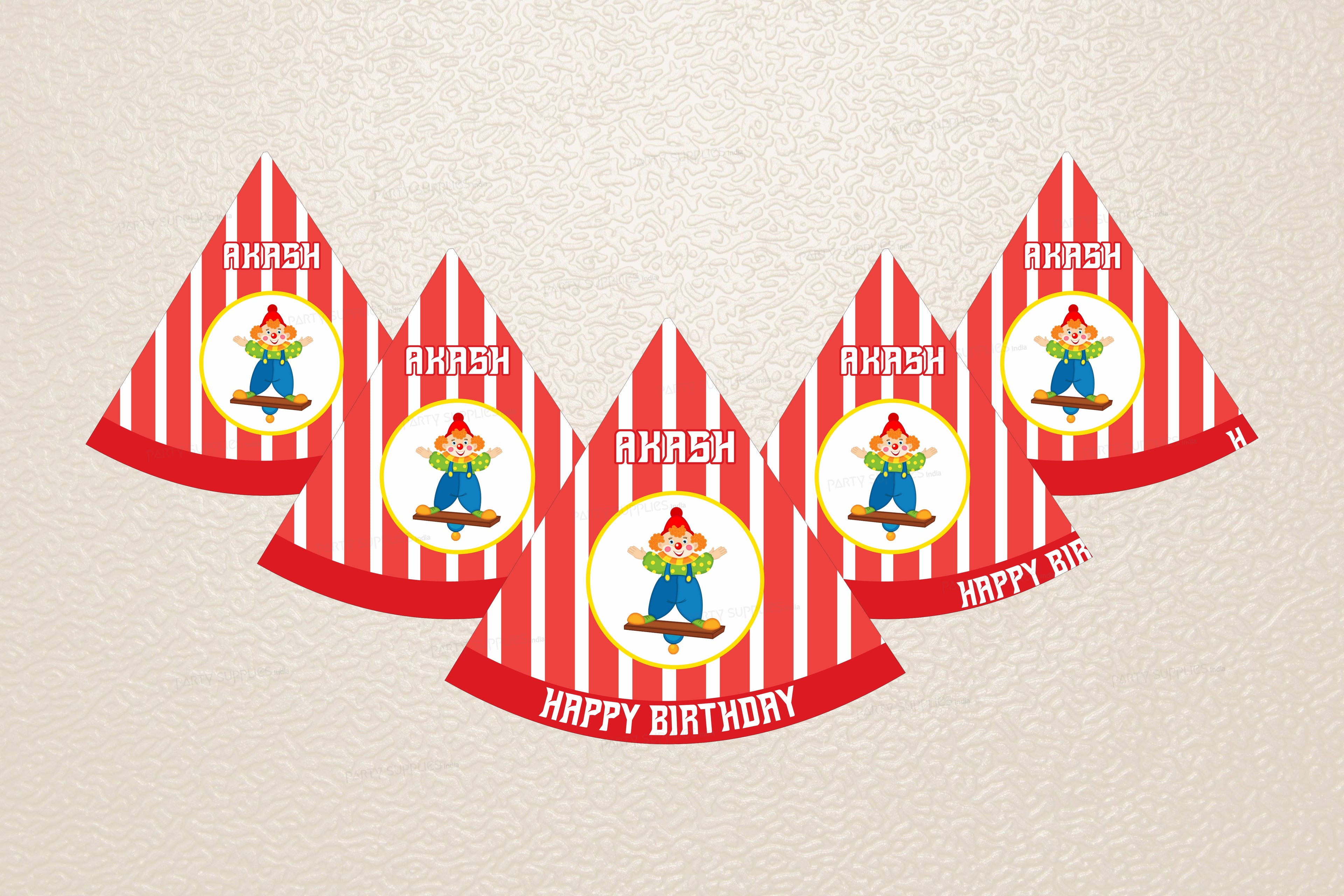 Circus Theme Customized Hat