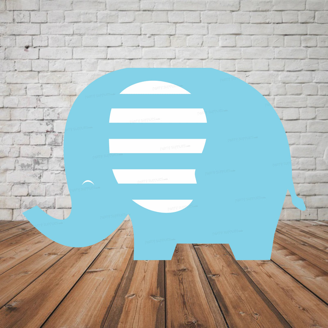 Blue Elephant Theme Cutout BLE-04