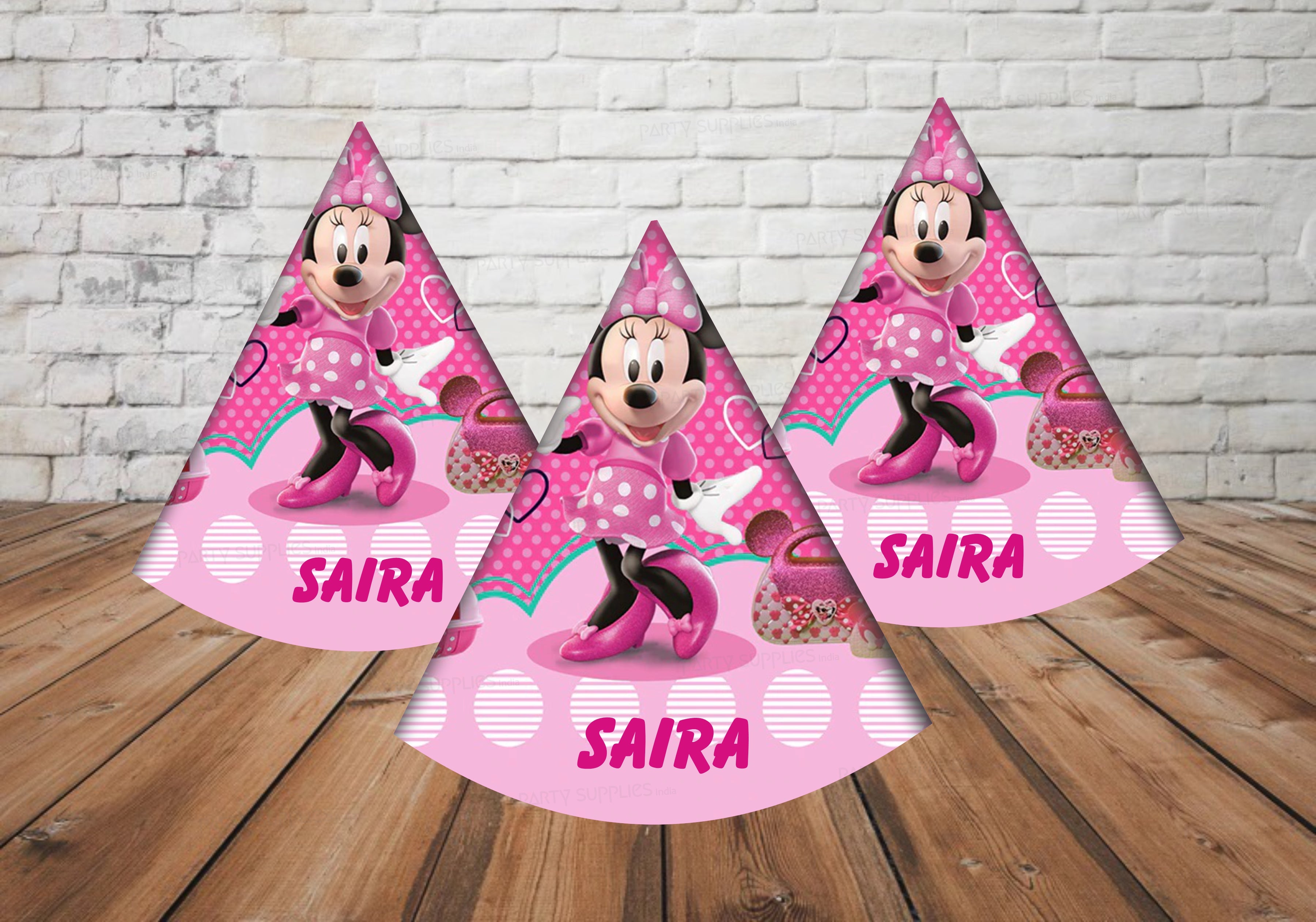 Minnie Mouse Theme Baby Name Hat