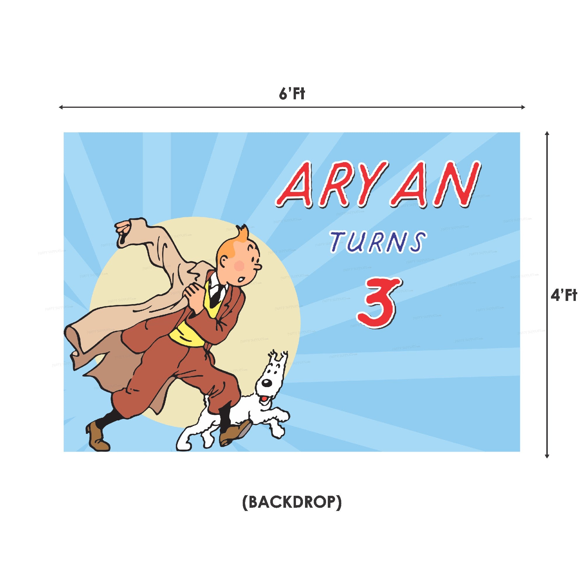 Tintin Theme Classic Combo Kit