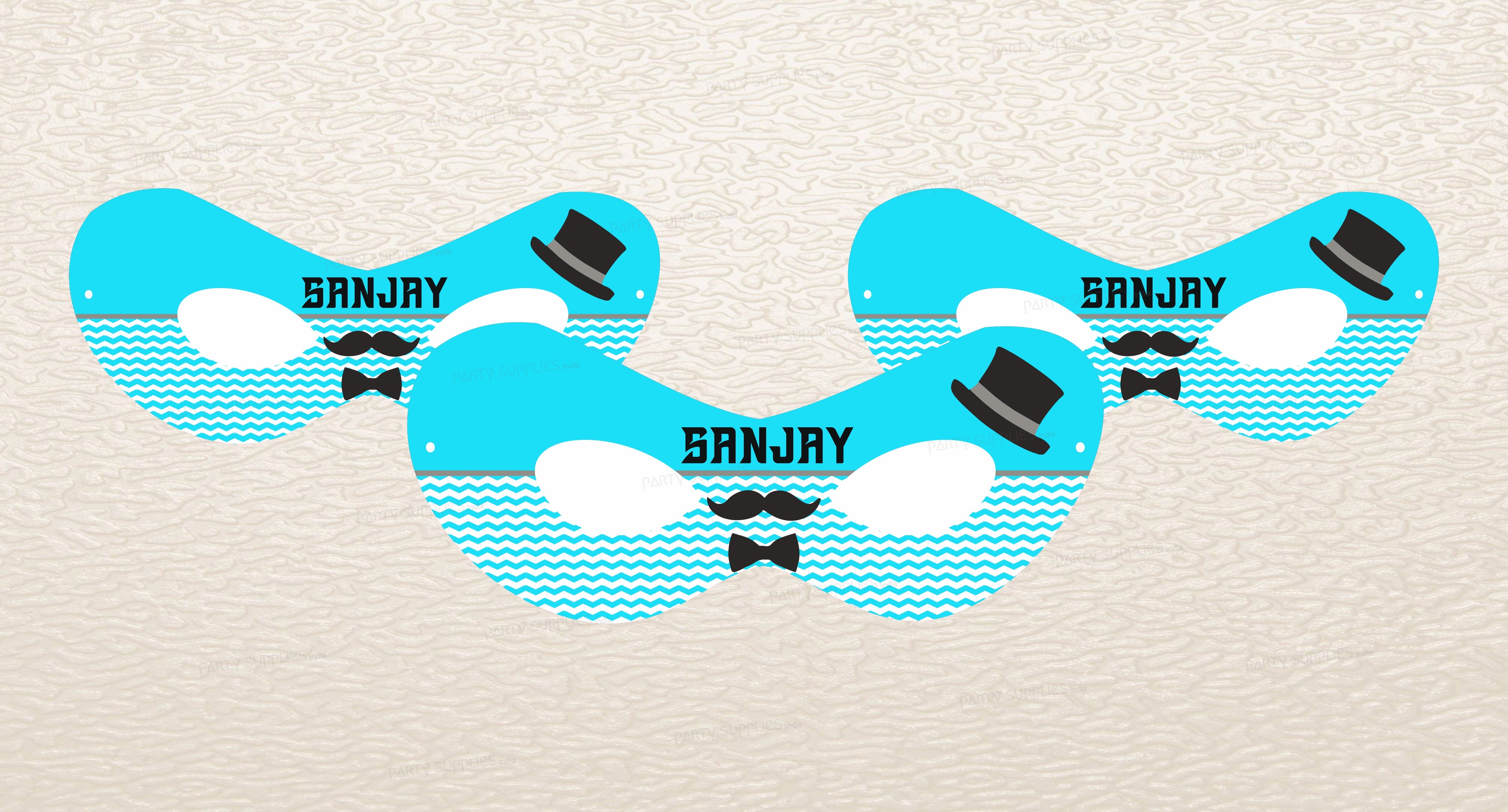 Little Man Theme Eye Mask