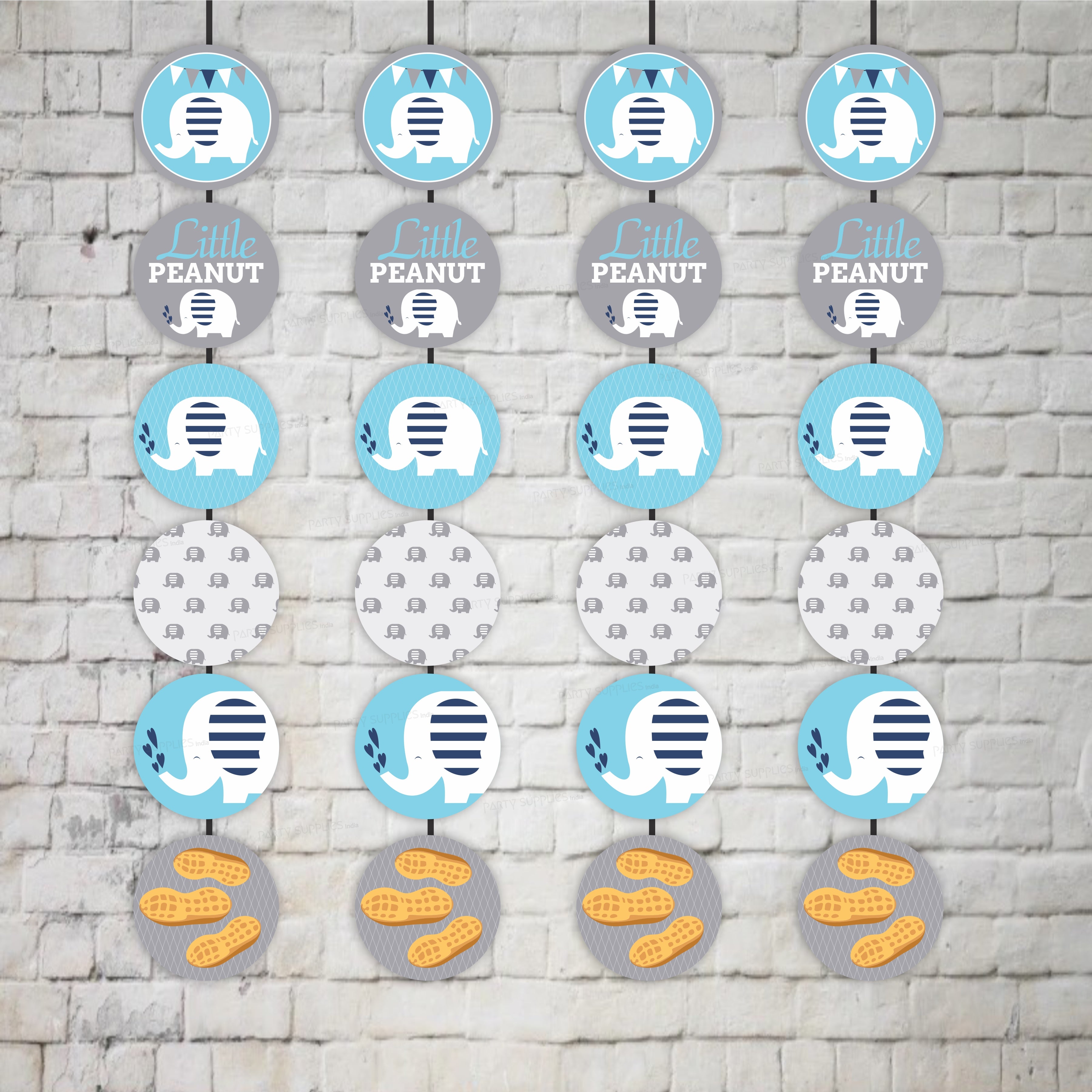 Blue Elephant Theme Dangler