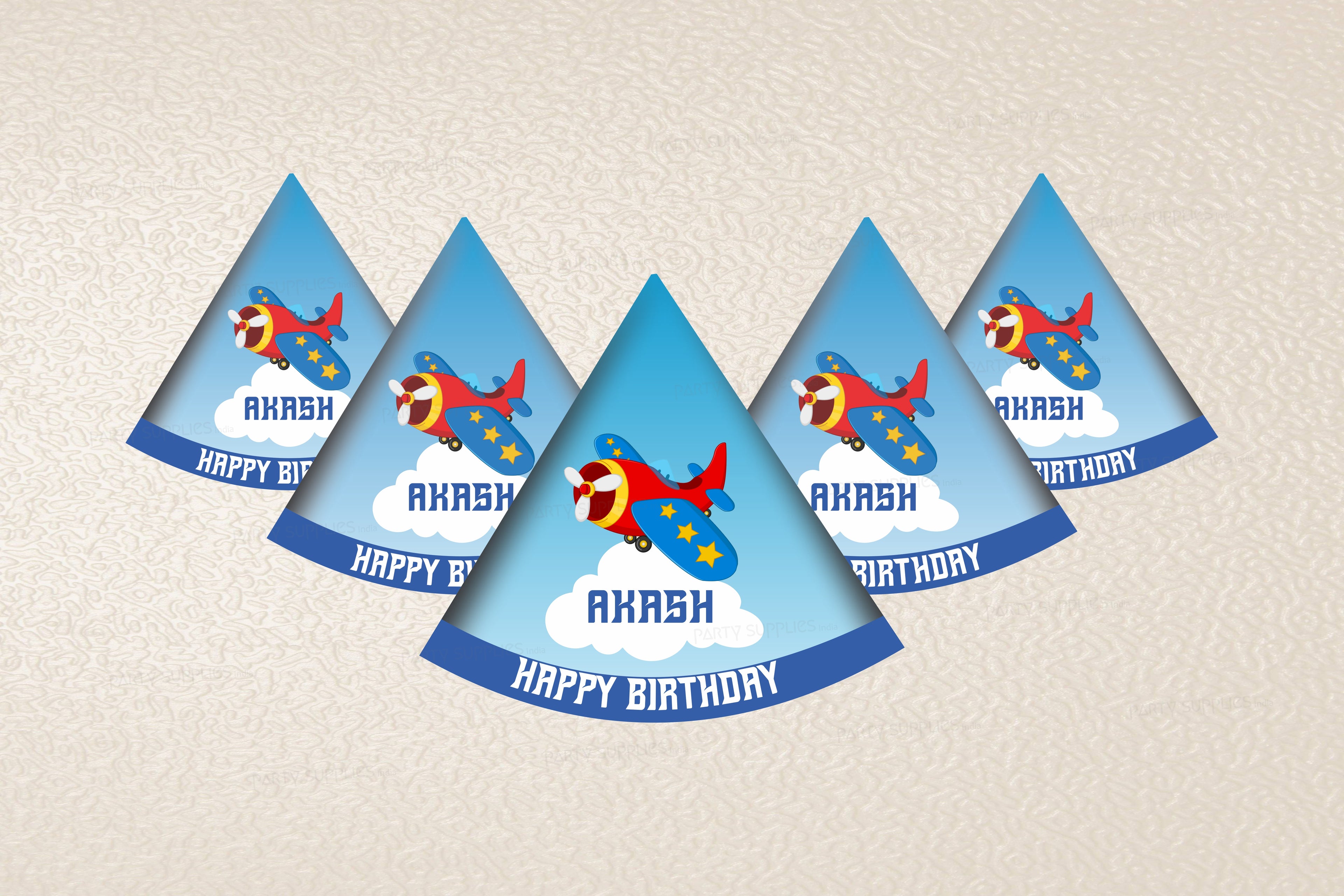 Aeroplane Theme Customized Hat