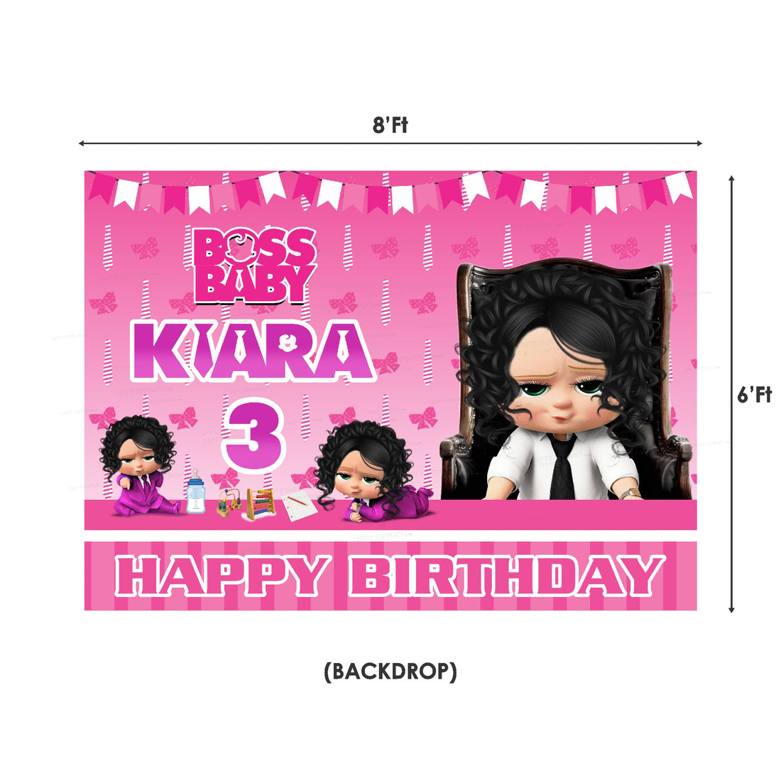 Girl Boss Baby Theme Premium Kit