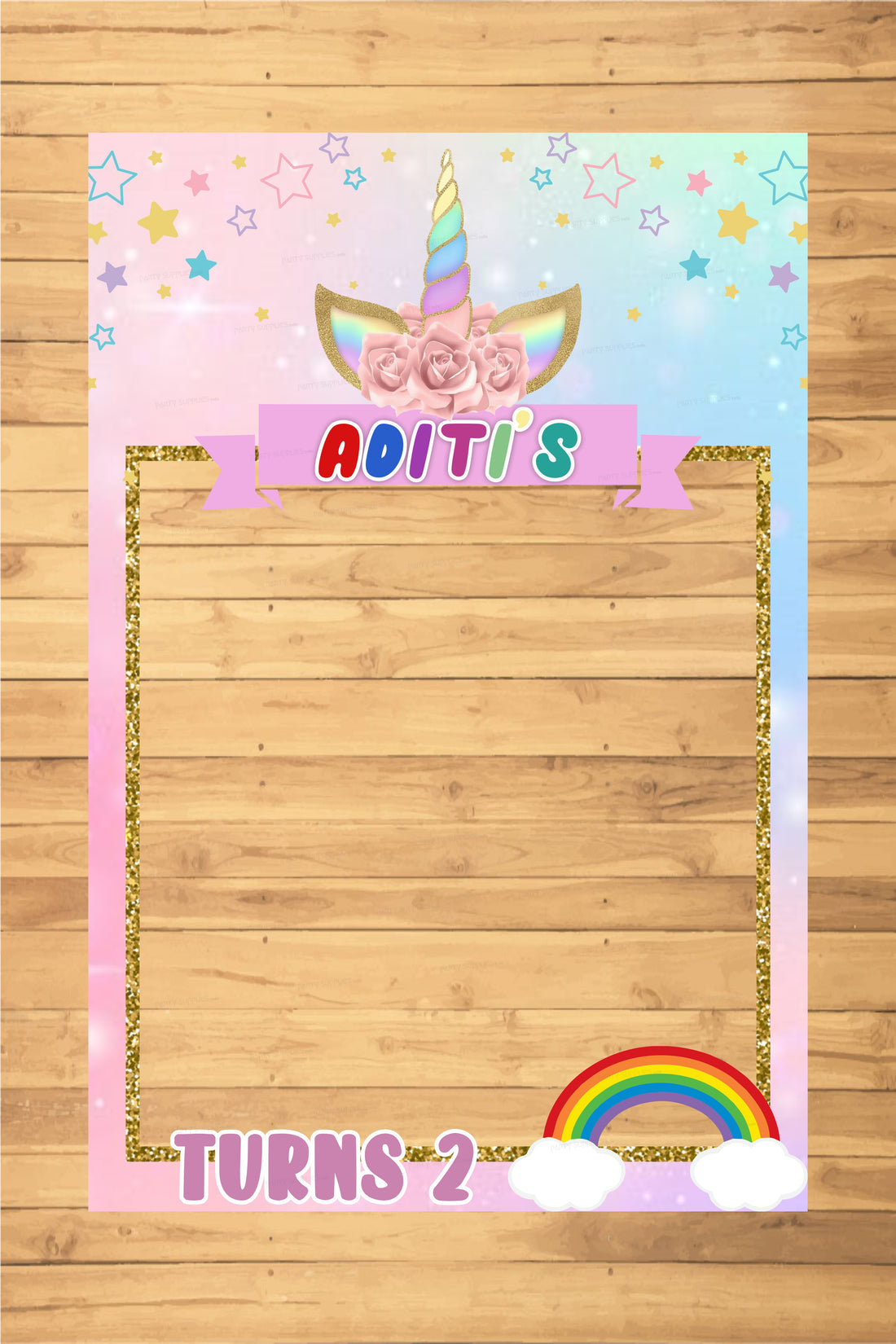 Unicorn Theme Customized Photobooth