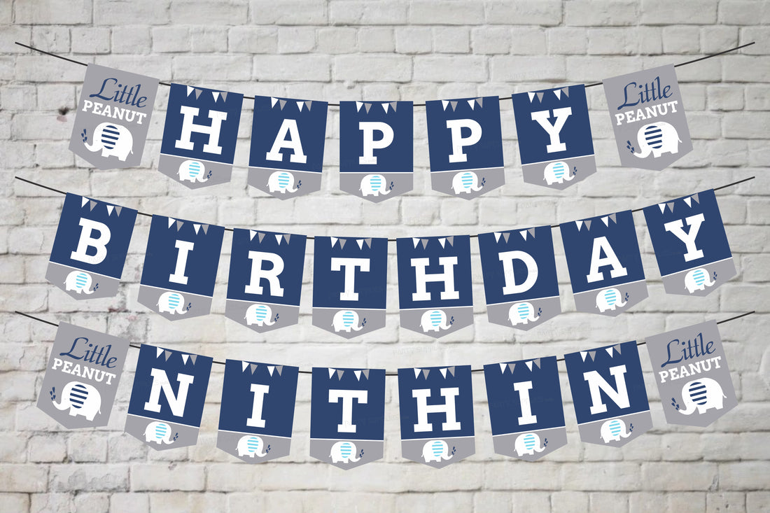 Blue Elephant Theme Hanging