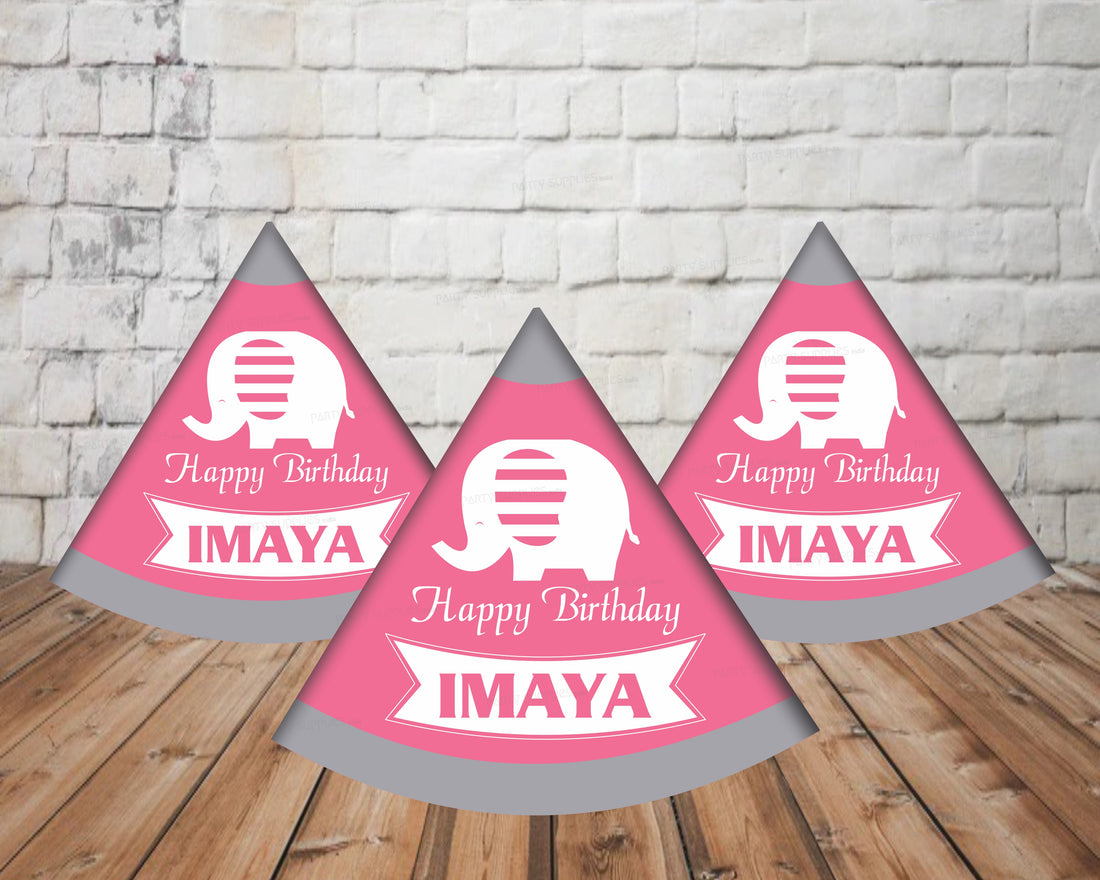 Pink Elephant Theme Hat