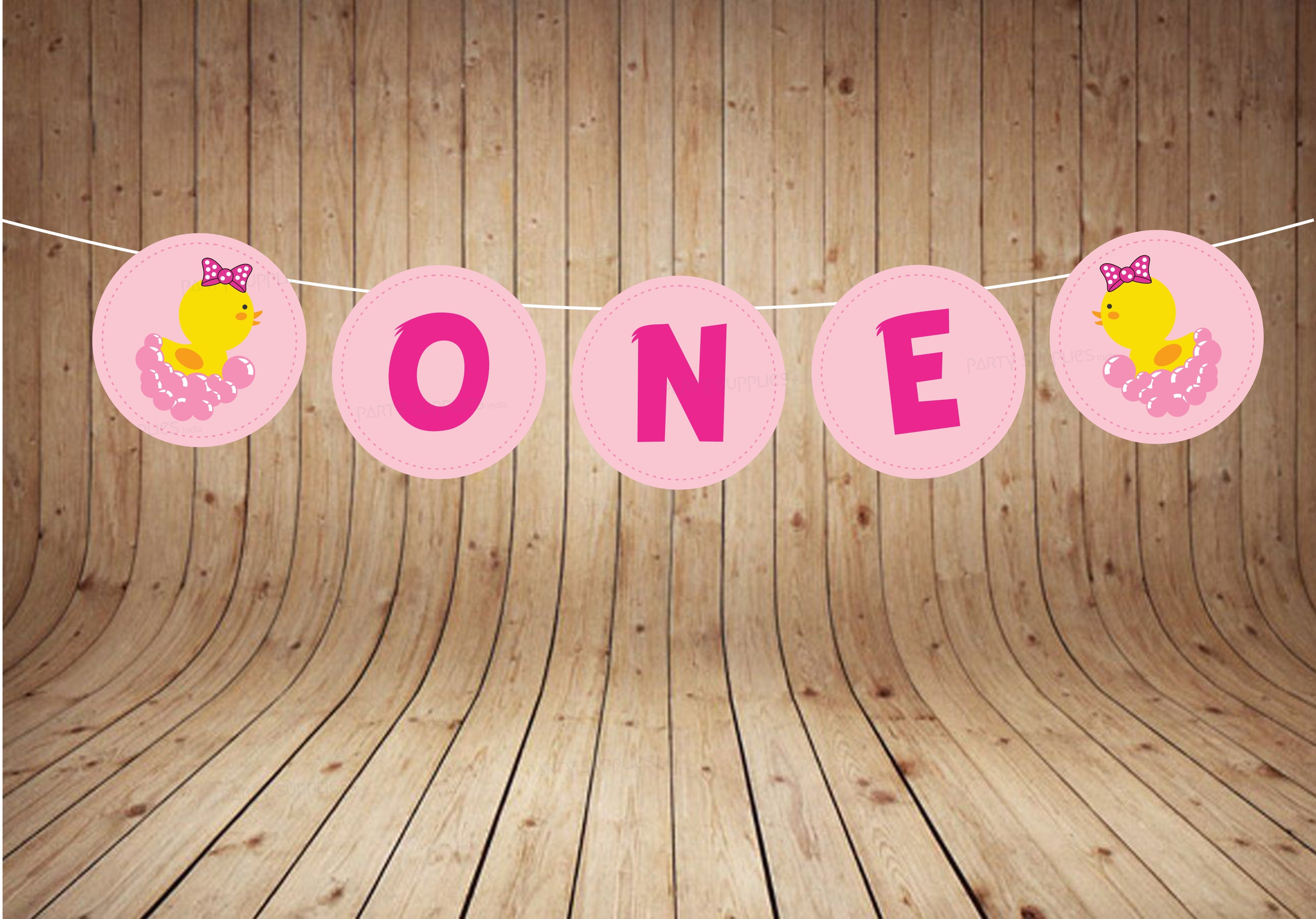 Duck Theme Girl Baby Age Hanging