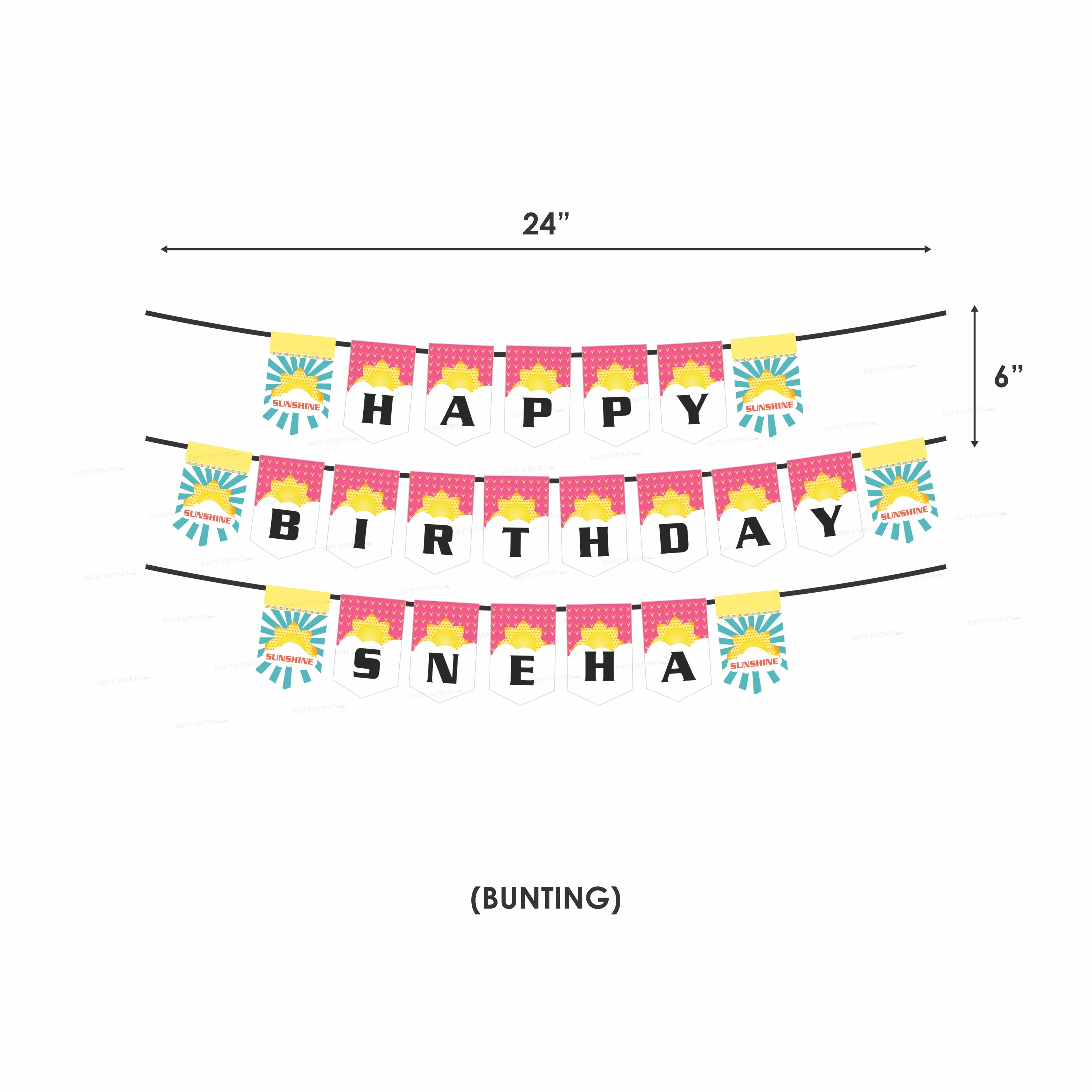 Sunshine Girl Theme Exclusive Kit - image 11 of 11 | Party Supplies India