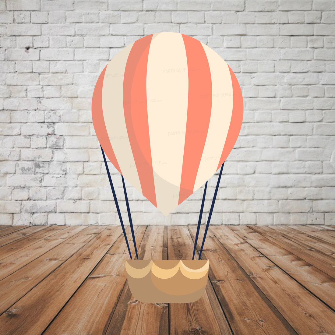 Hot Air Theme Boy Parashoot Cutout