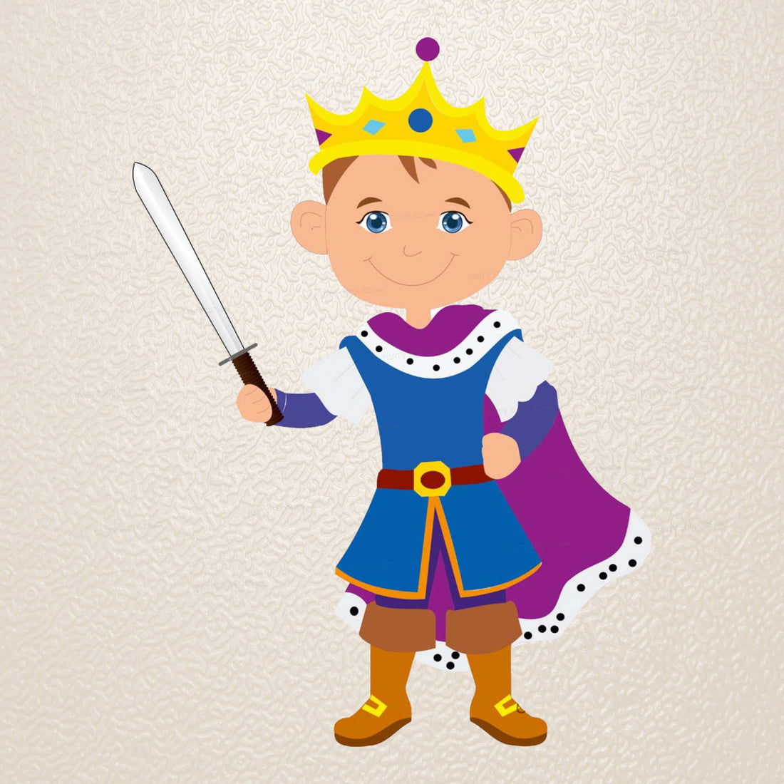 Prince Theme with Sword in Hand Cutout
