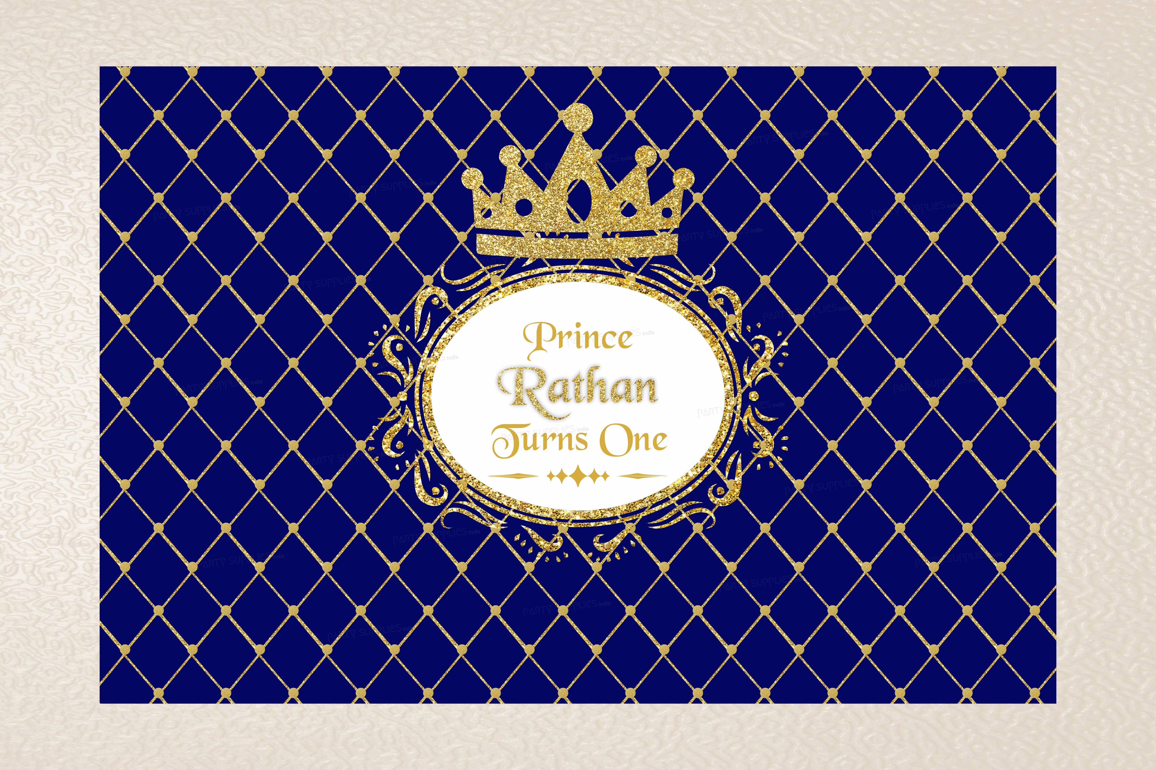 Prince Theme Personalized Backdrop